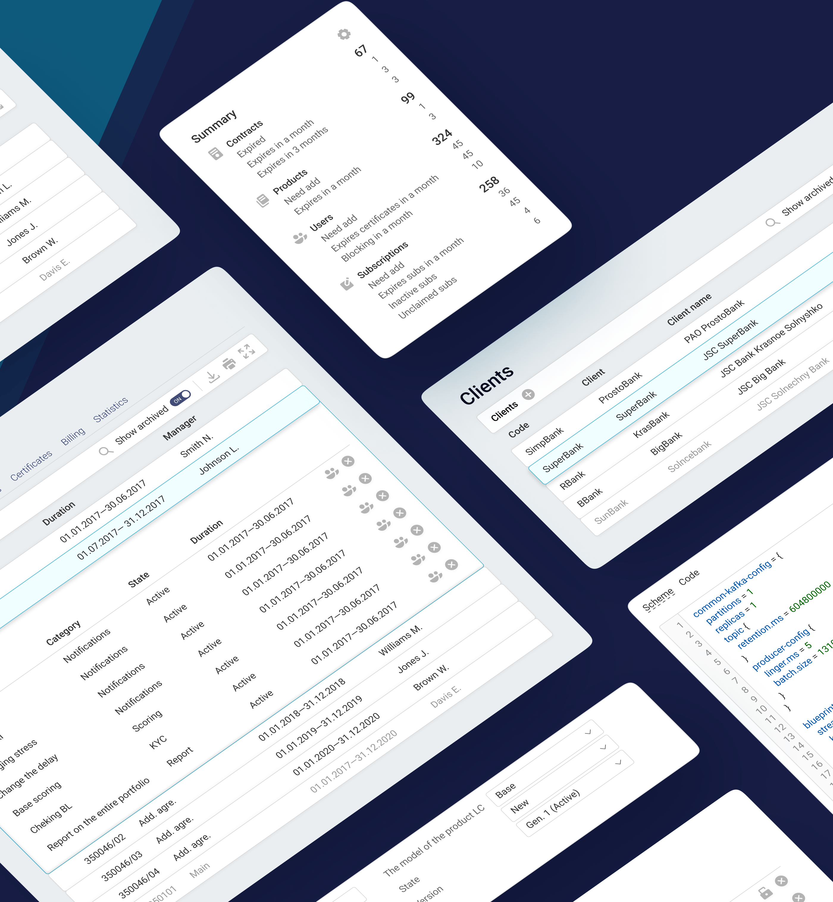 Аналитическая платформа Neoflex Loan Bureau — Изображение №14 — Интерфейсы, Анимация на Dprofile