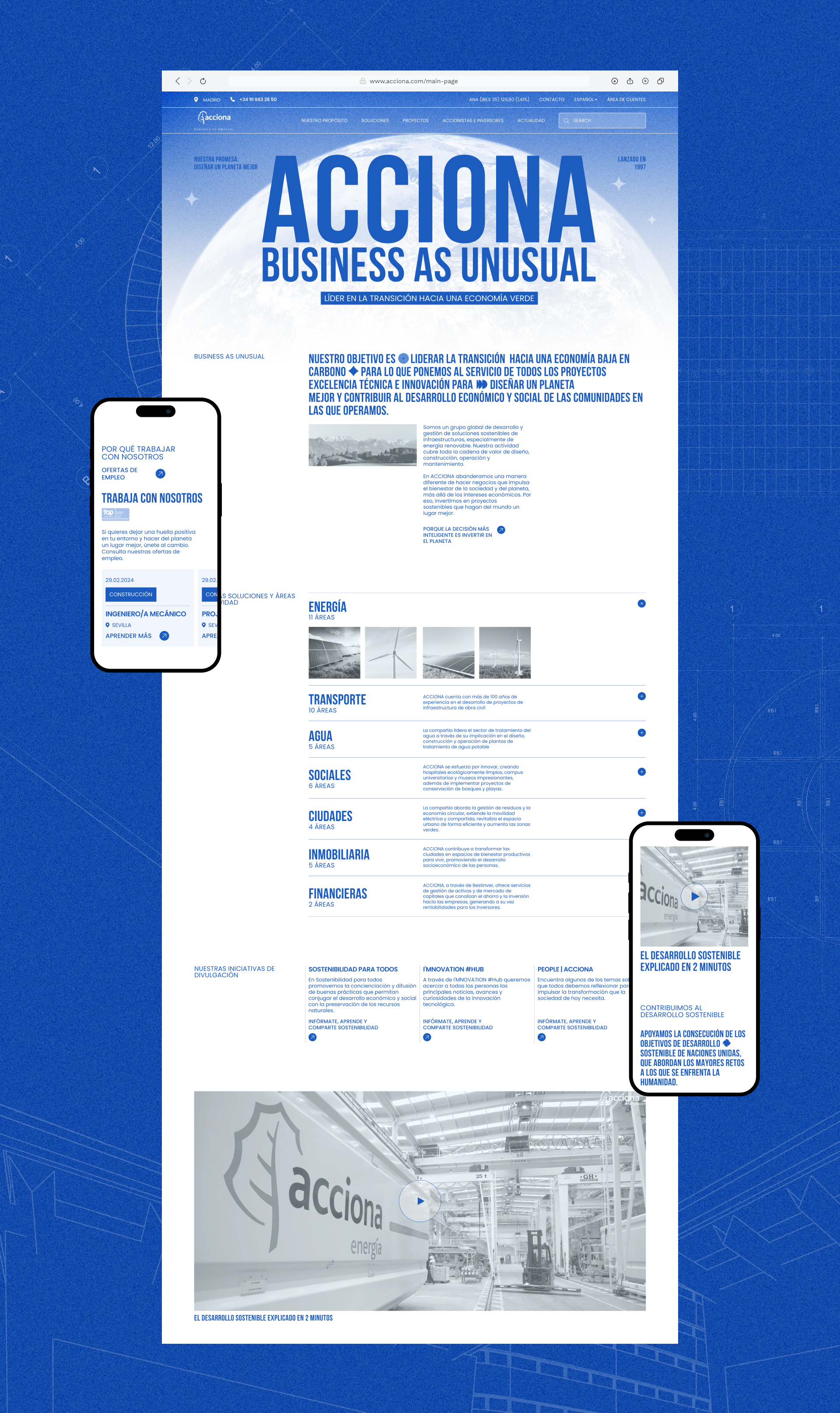Acciona Energía | Corporate website | Redesign — Изображение №3 — Интерфейсы, Графика на Dprofile