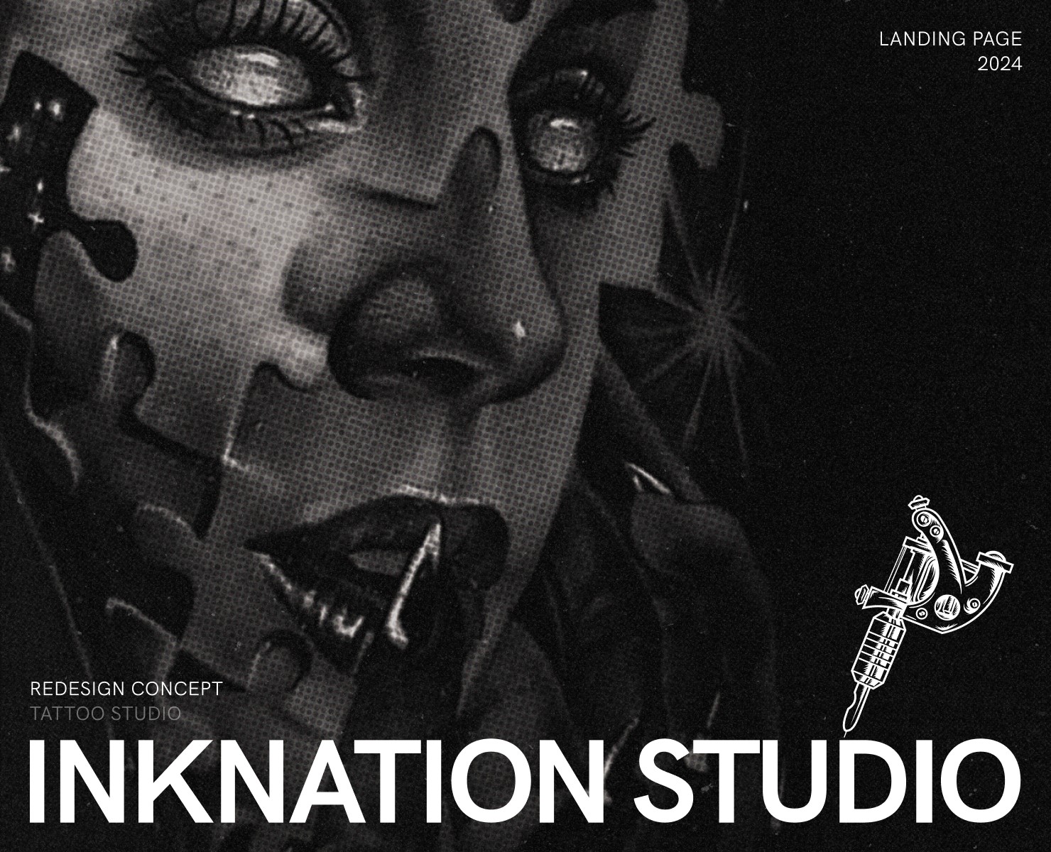Inknation studio | Concept landing page — Интерфейсы, Анимация на Dprofile