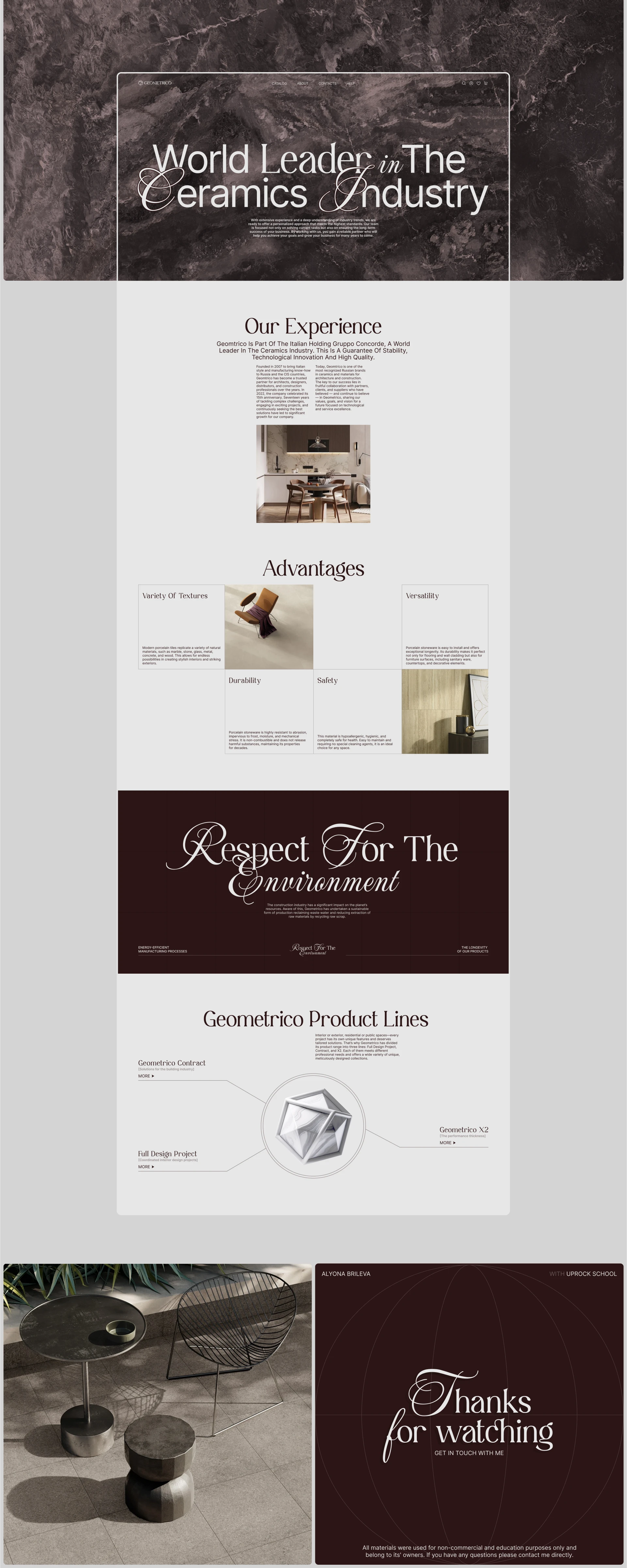 GEOMETRICO | E-COMERCE DESIGN — Изображение №8 — Интерфейсы, Брендинг на Dprofile