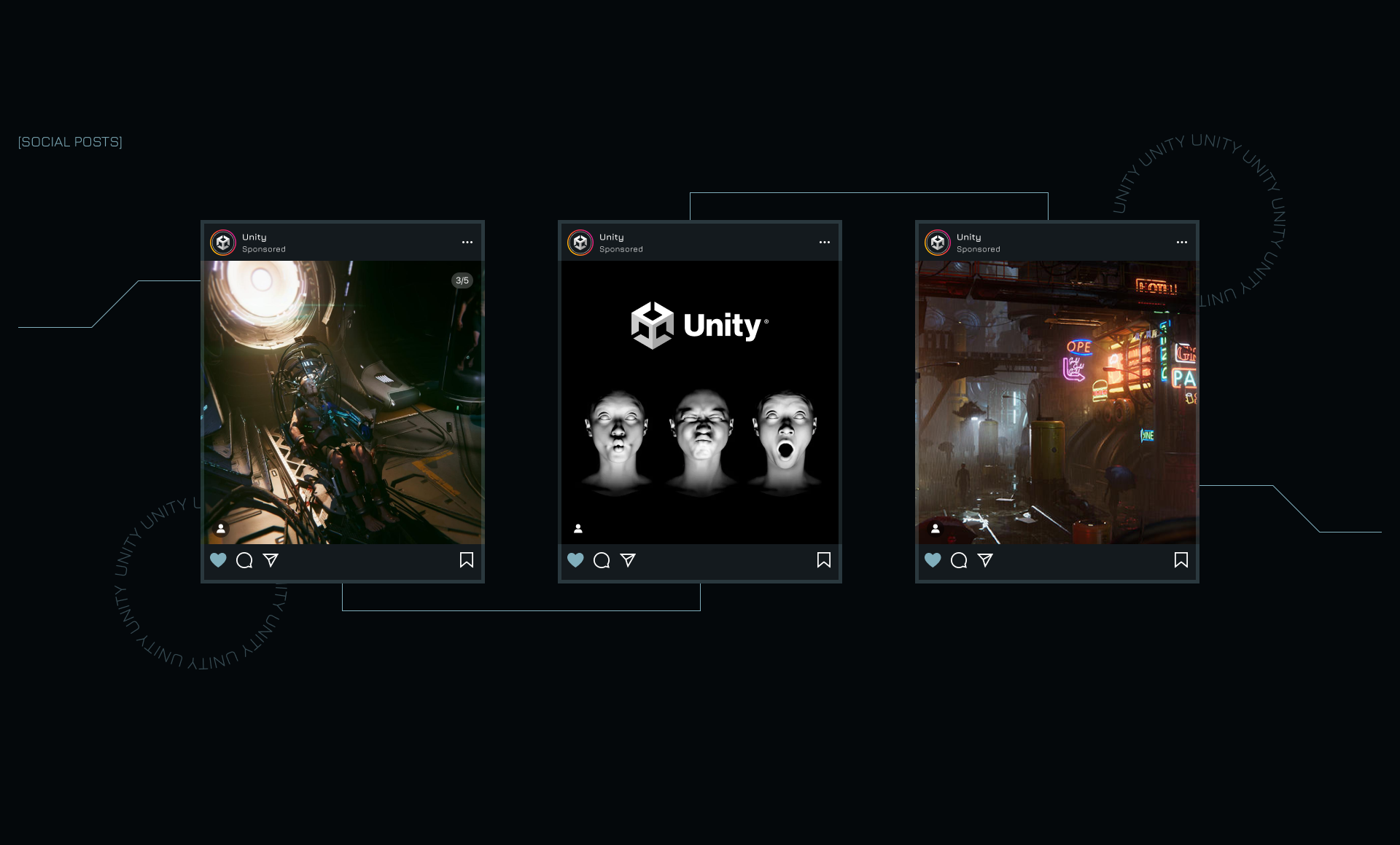 Unity | Corporate website redesign — Изображение №4 — Интерфейсы, Анимация на Dprofile