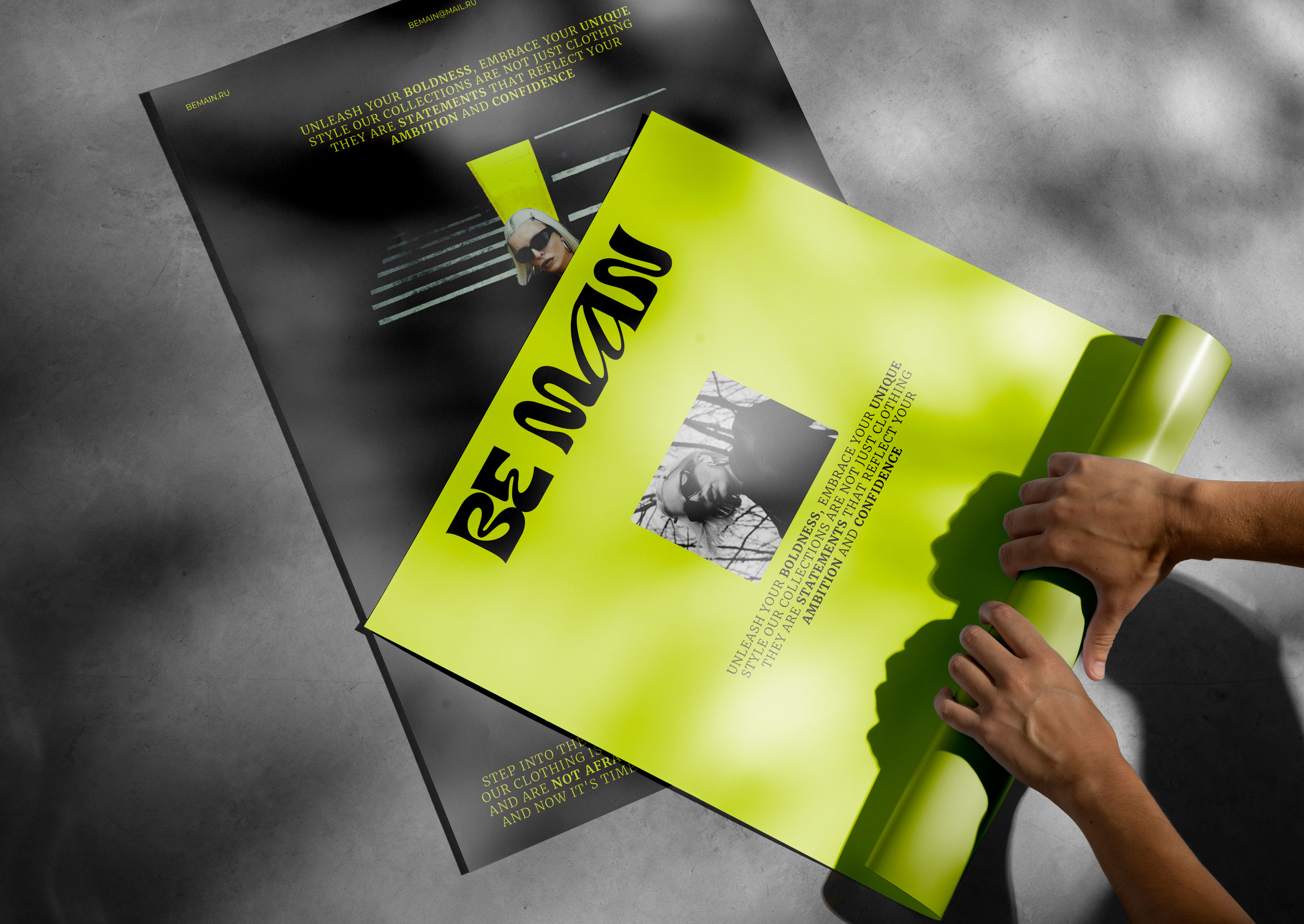 BE MAIN | IDENTITY FOR CLOTHING STORE — Изображение №18 — Брендинг, Графика на Dprofile