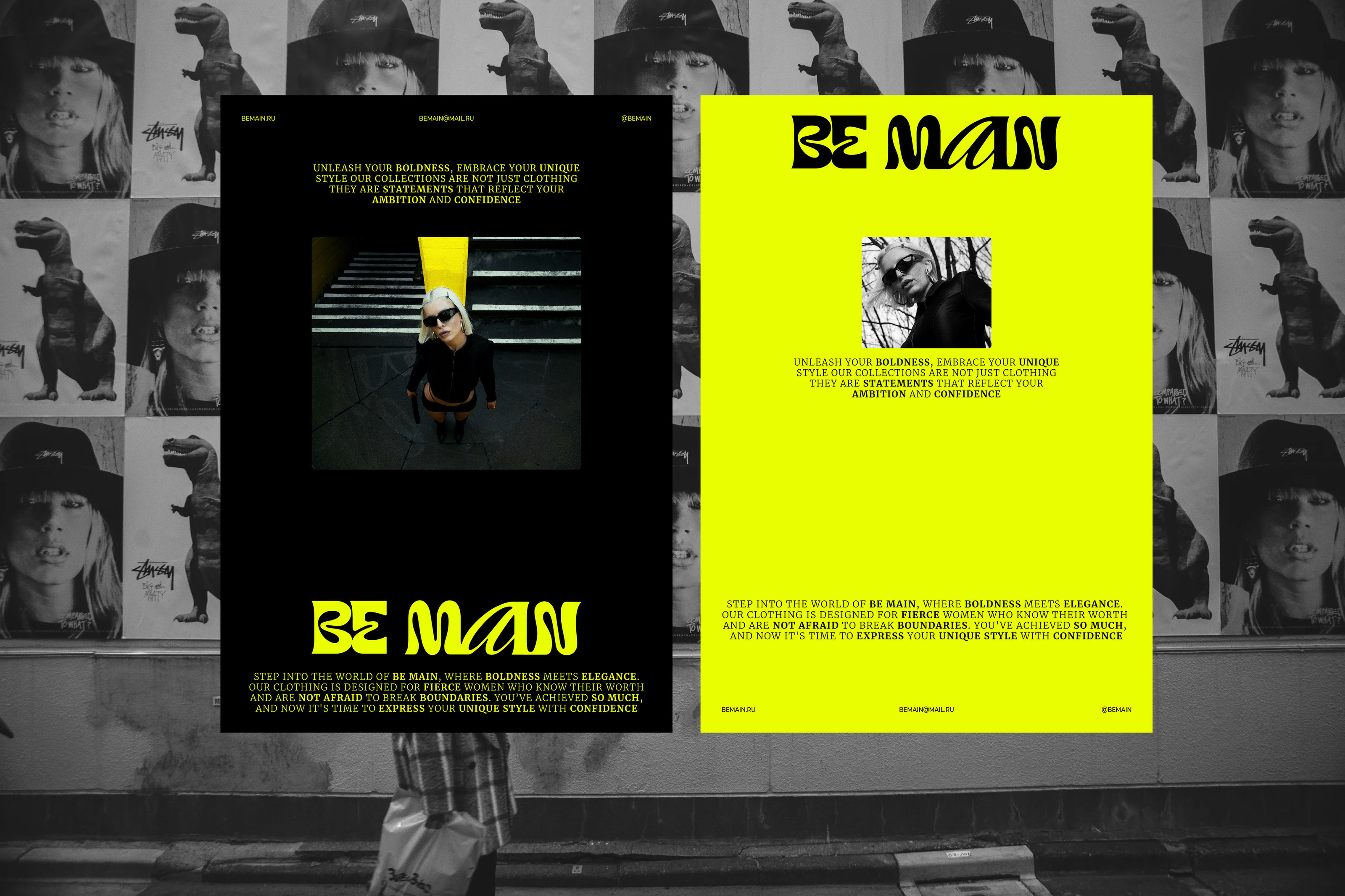 BE MAIN | IDENTITY FOR CLOTHING STORE — Изображение №13 — Брендинг, Графика на Dprofile
