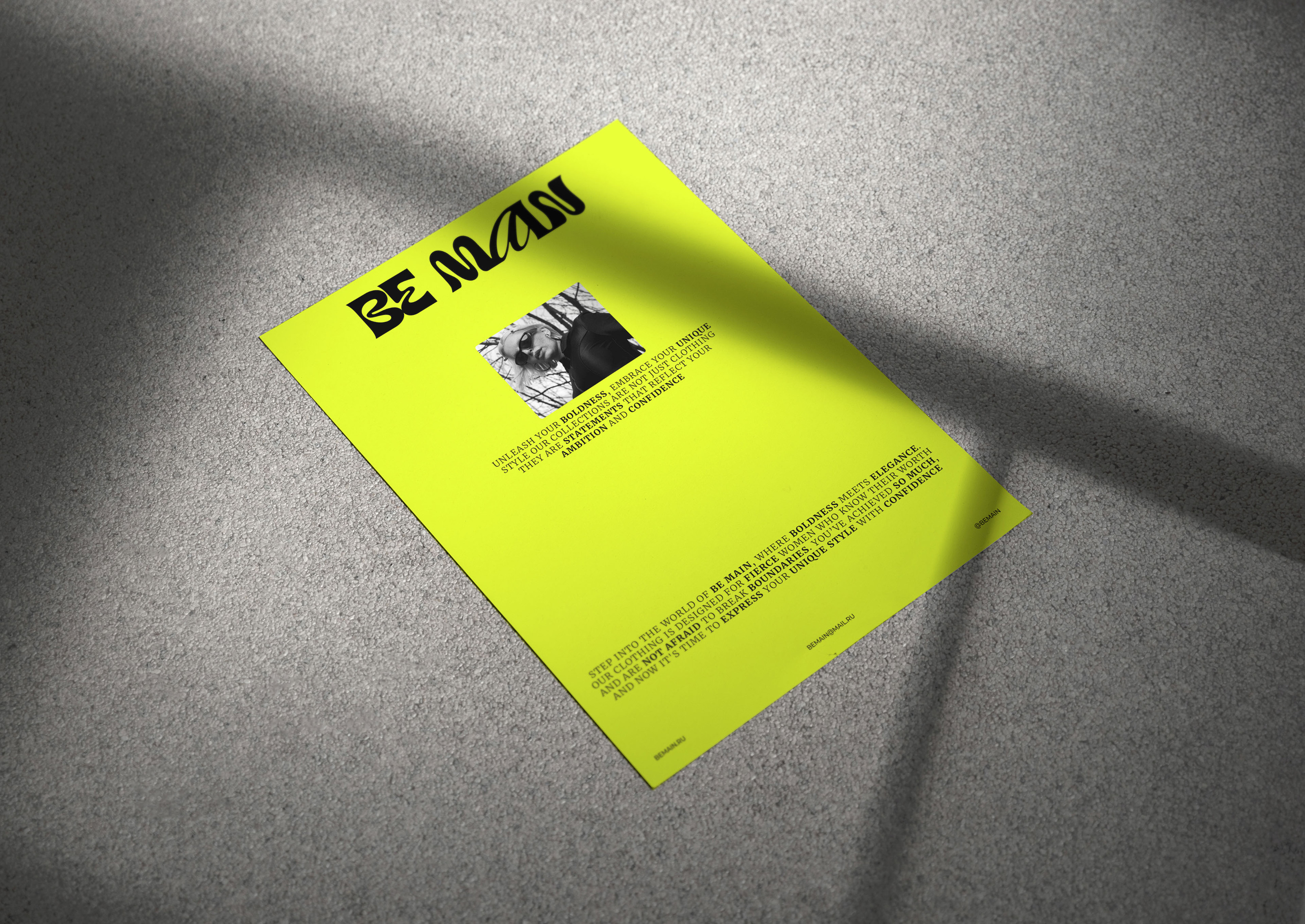 BE MAIN | IDENTITY FOR CLOTHING STORE — Изображение №10 — Брендинг, Графика на Dprofile