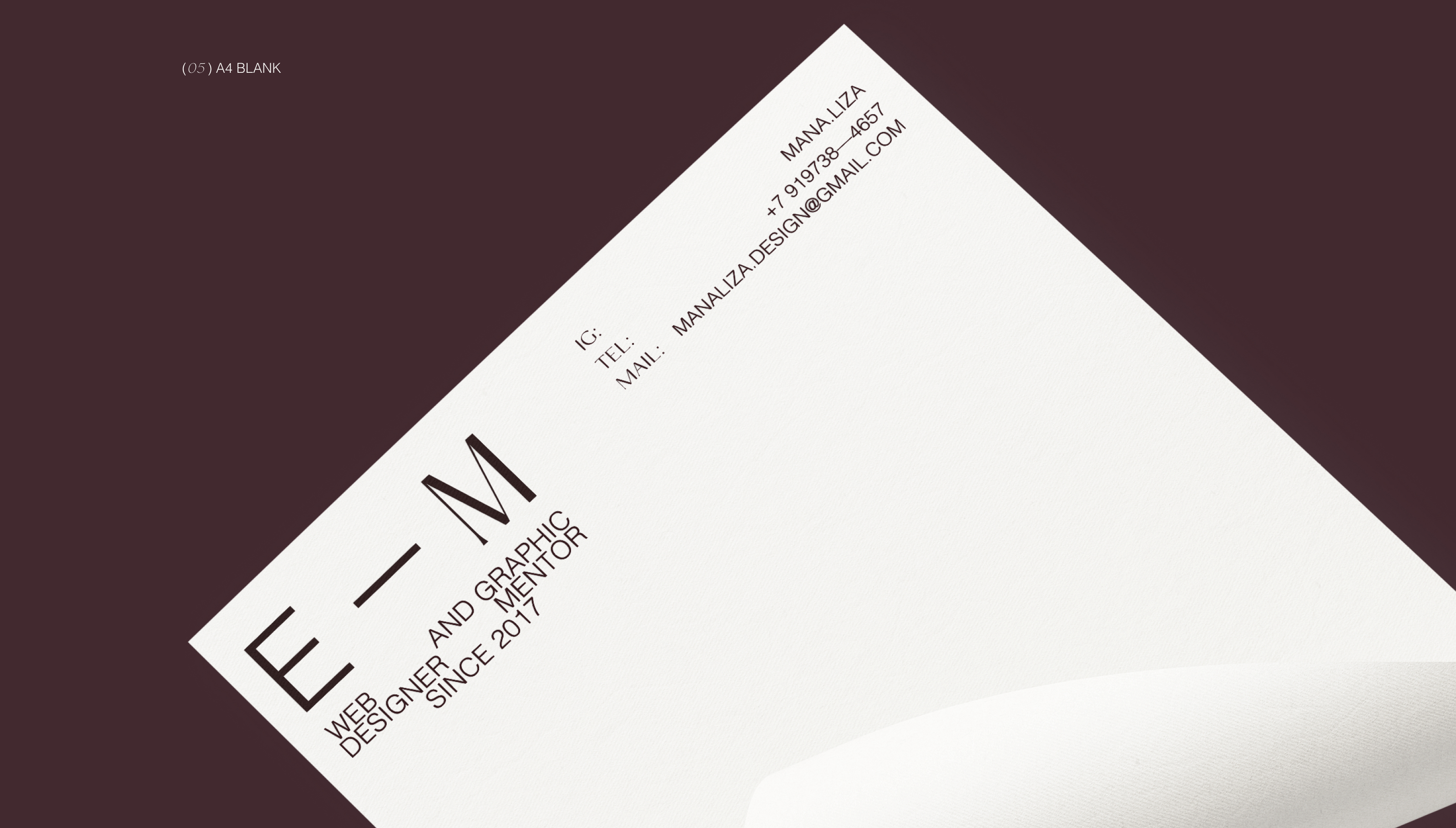 Graphic Designer Brand Identity — Изображение №7 — Брендинг на Dprofile