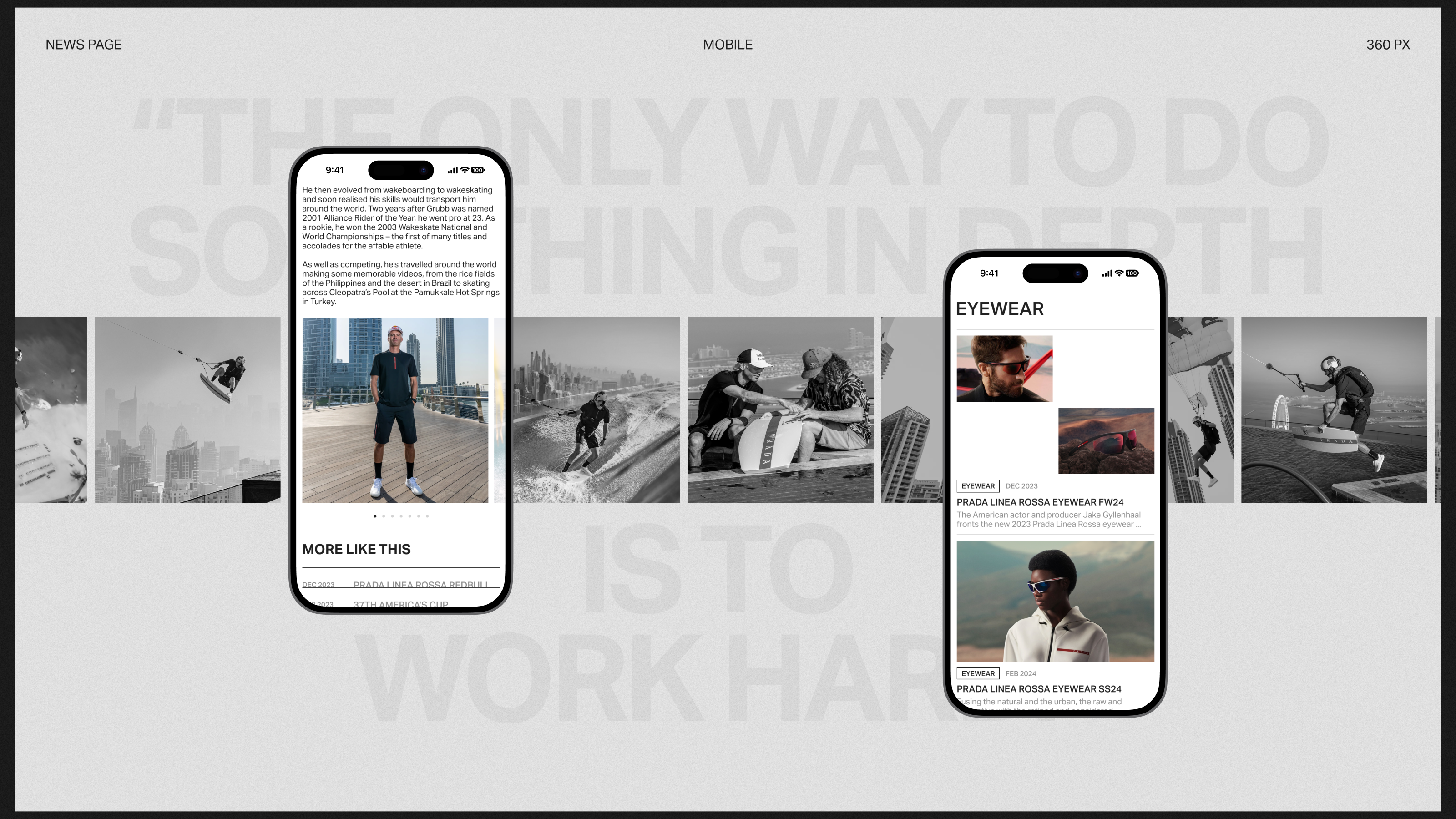 PRADA | E-COMMERCE REDESIGN — Изображение №10 — Интерфейсы на Dprofile