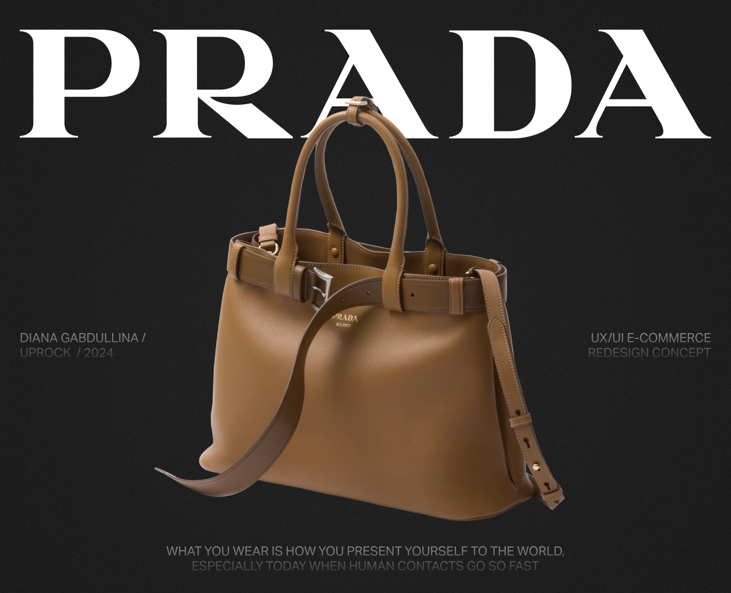 PRADA | E-COMMERCE REDESIGN — Интерфейсы на Dprofile