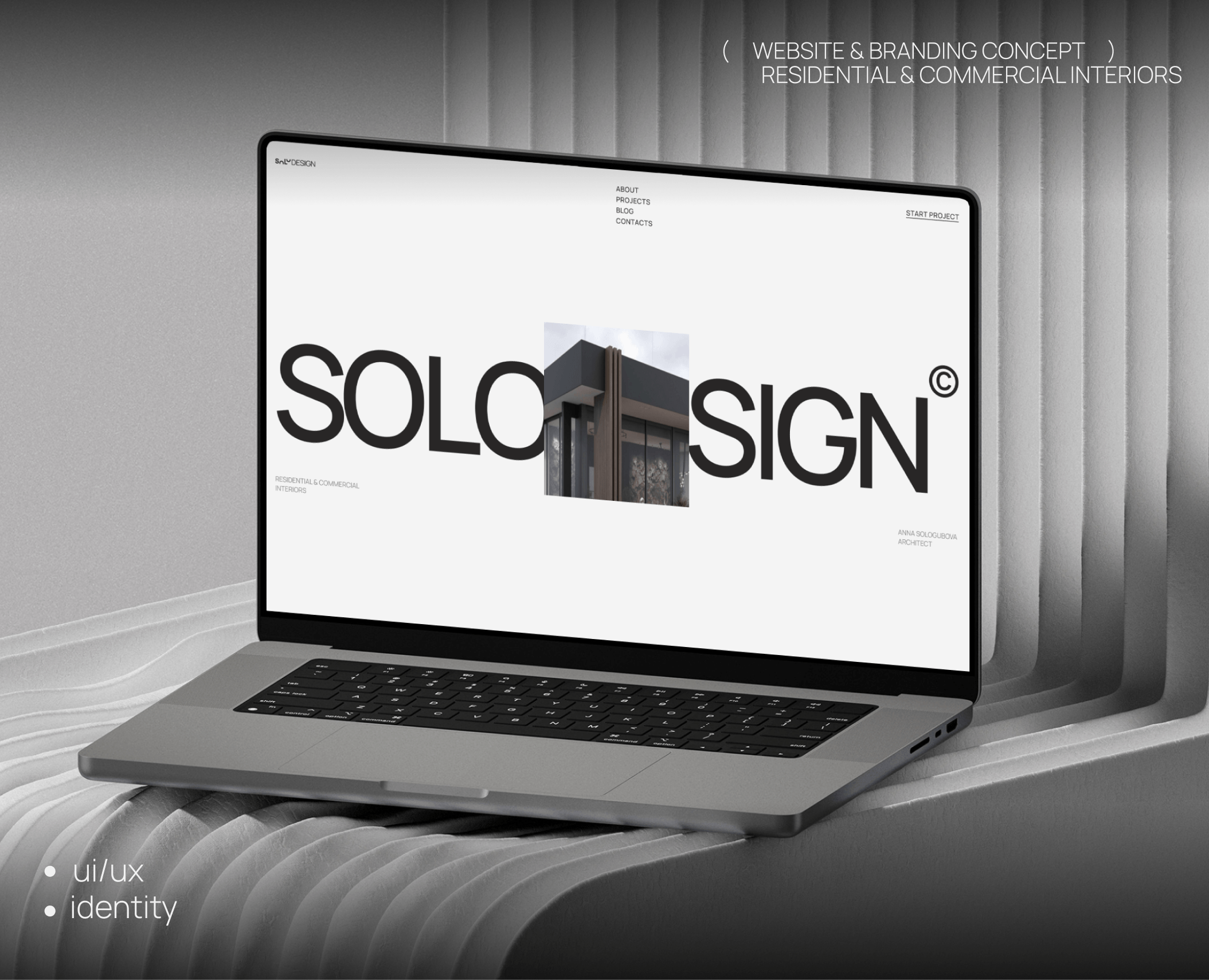SOLODESIGN © Architecture & Interior website design — Интерфейсы на Dprofile