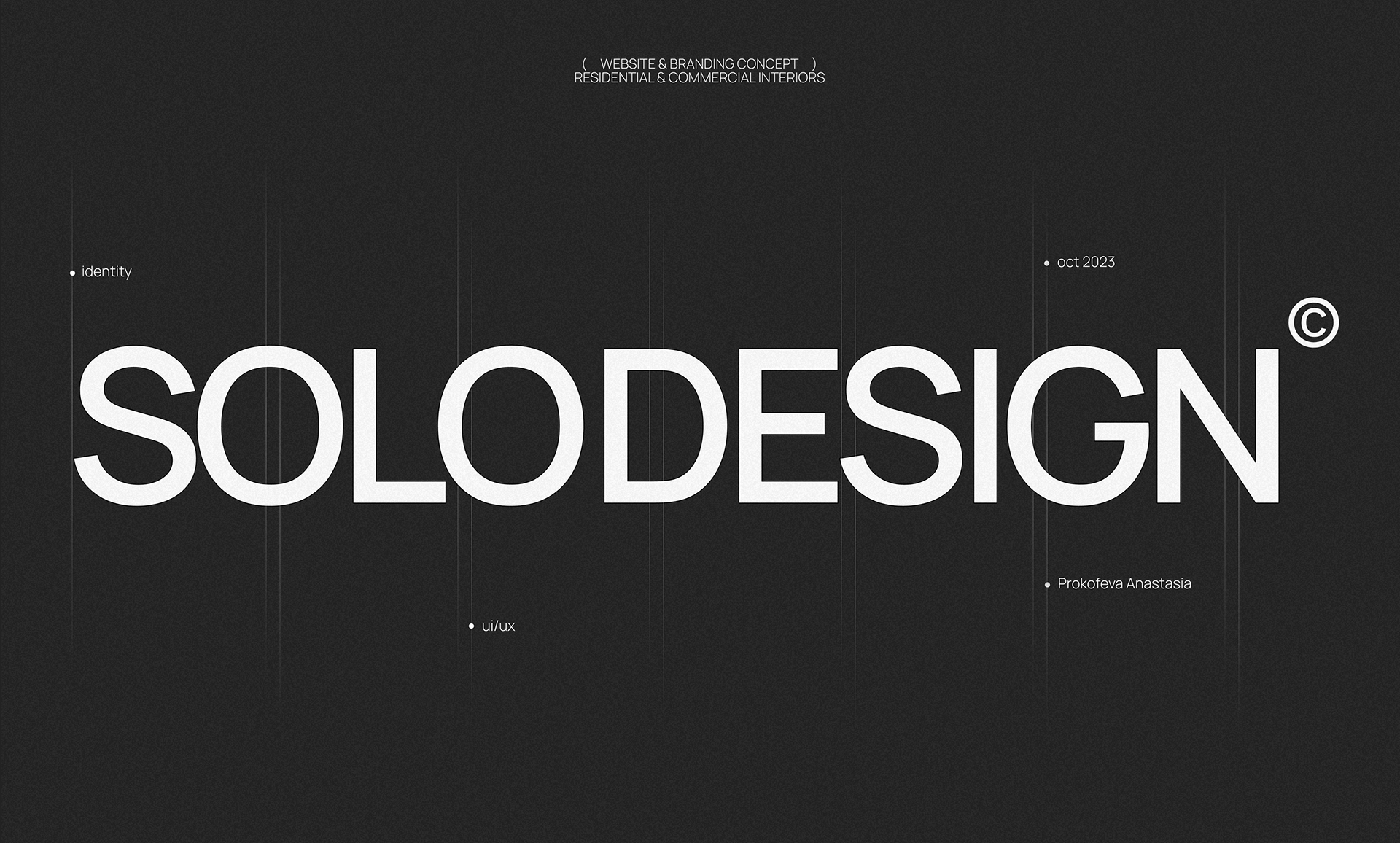 SOLODESIGN © Architecture & Interior website design — Изображение №1 — Интерфейсы на Dprofile