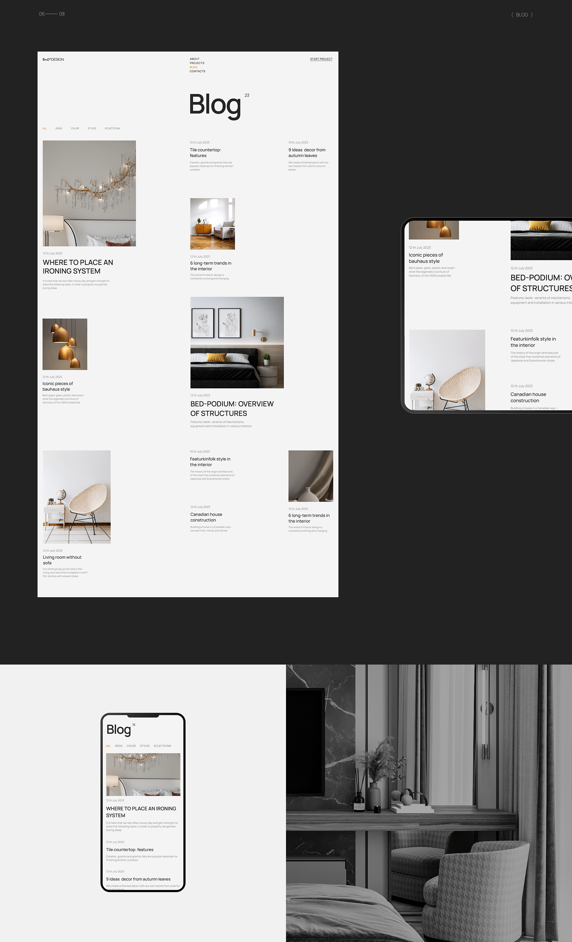SOLODESIGN © Architecture & Interior website design — Изображение №11 — Интерфейсы на Dprofile