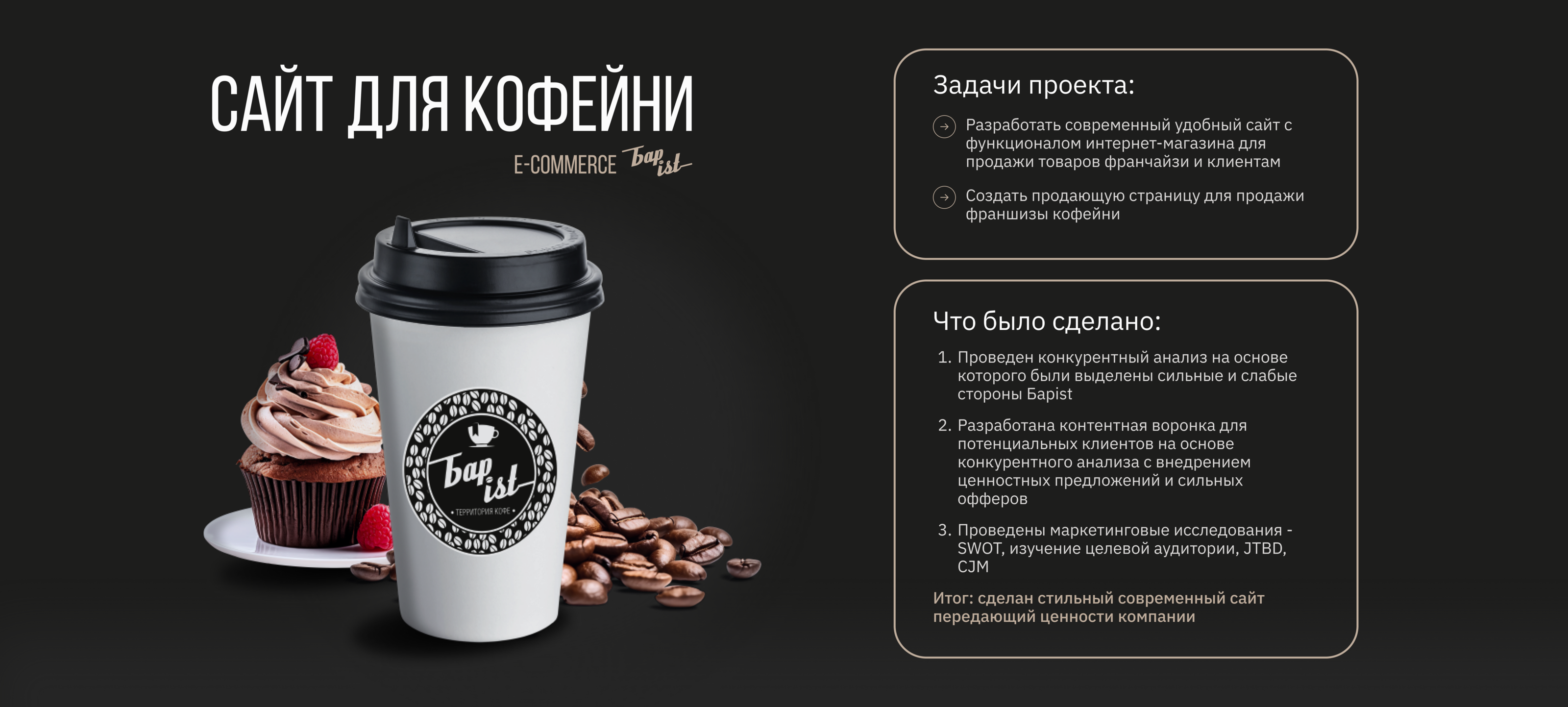 Дизайн сайта для кофейни | Landing | Интернет-магазин — Изображение №1 — Интерфейсы, Графика на Dprofile