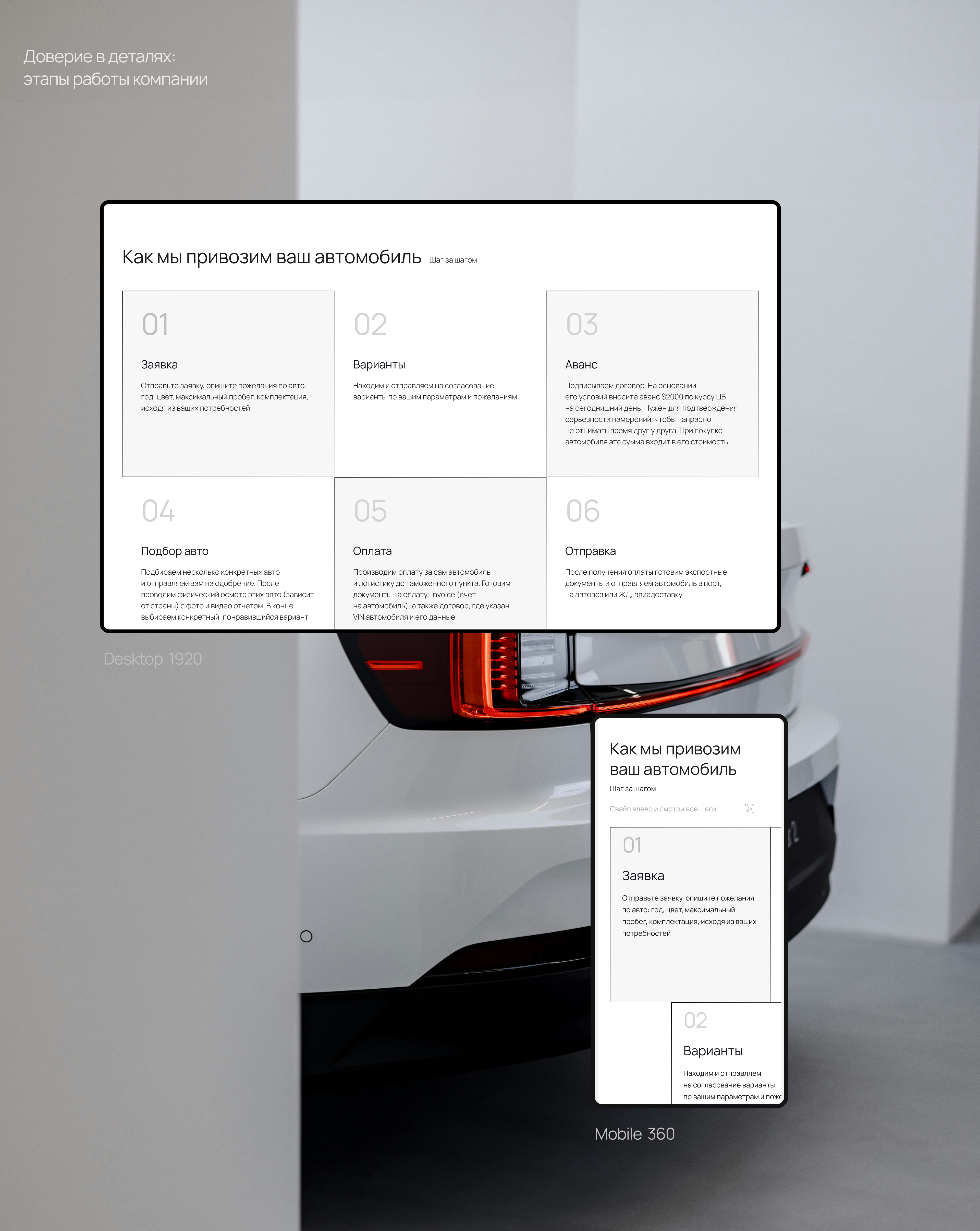 Uniq Motors | Промо-сайт — Изображение №11 — Интерфейсы на Dprofile
