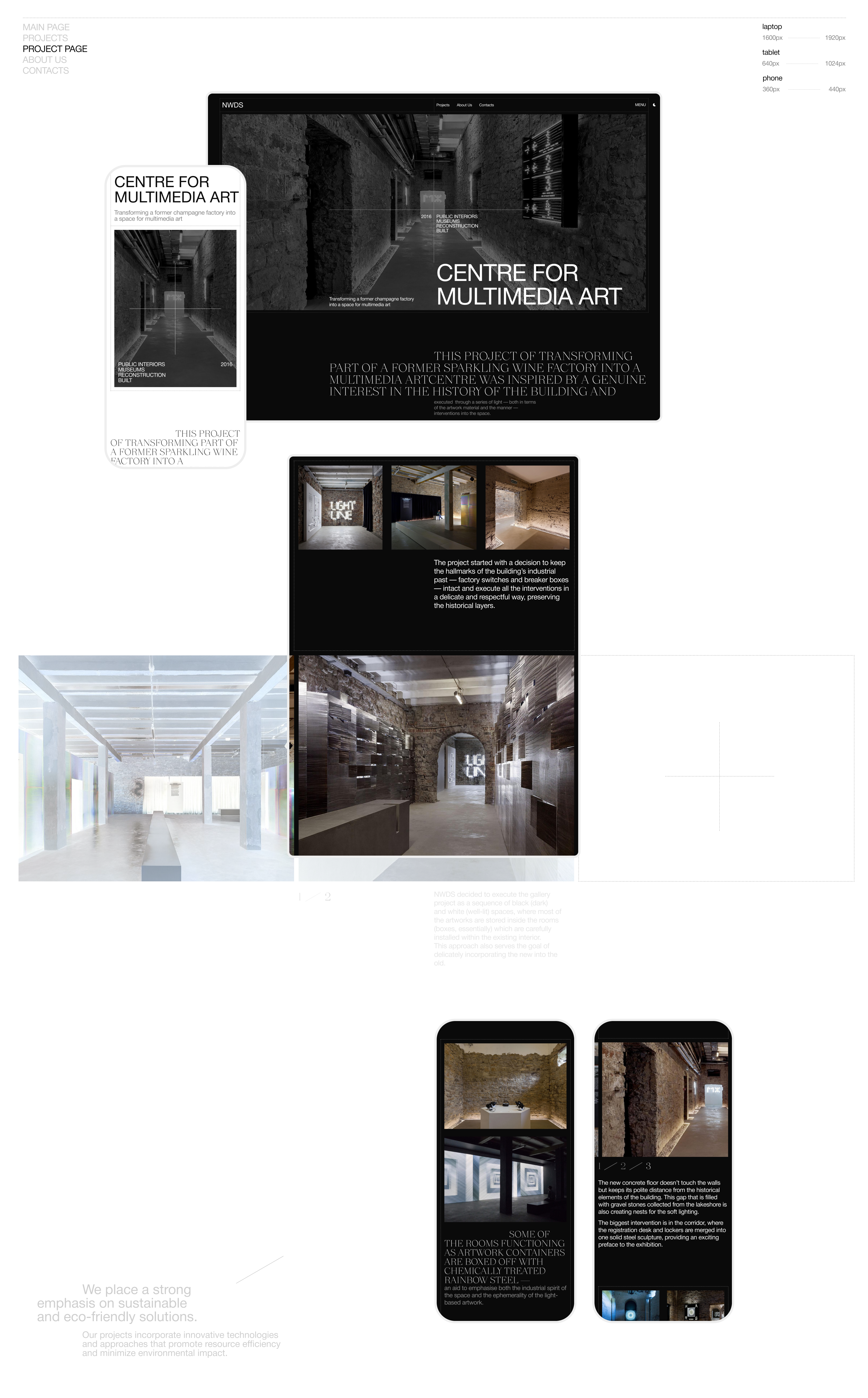 Redesign of architectural office website — Изображение №9 — Интерфейсы, Графика на Dprofile
