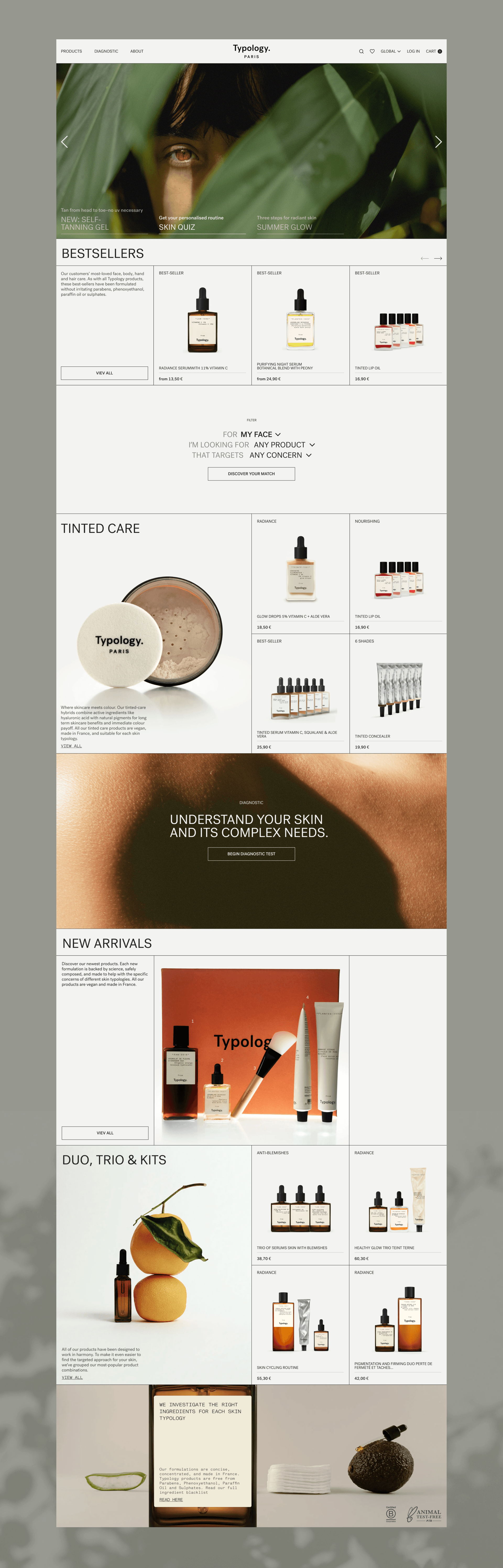 Typology | Product Website | UI/UX Design — Изображение №3 — Брендинг, Интерфейсы на Dprofile