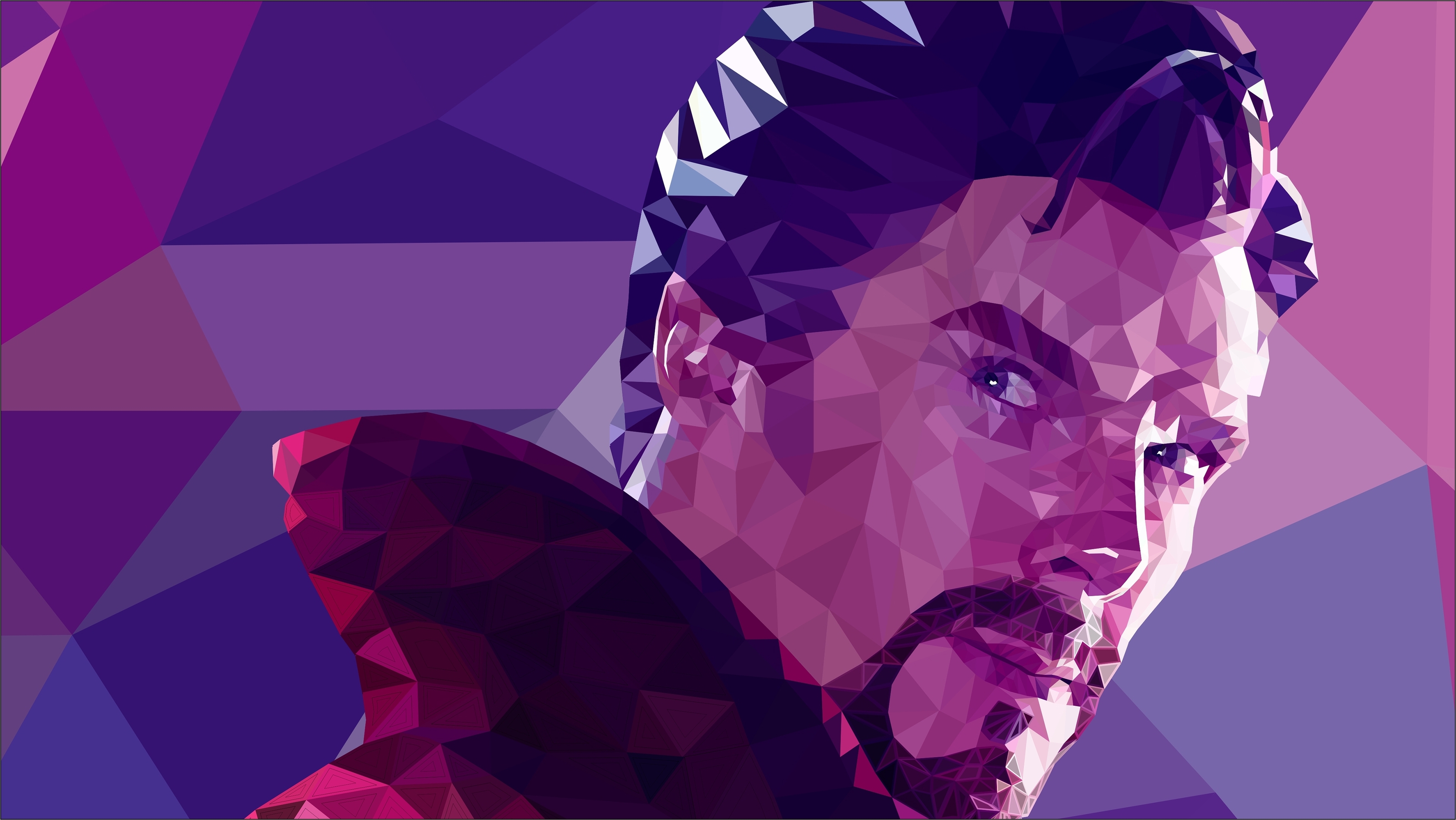 Полигональный доктор / low Poly Doctor Strange — Изображение №3 — Иллюстрация, Графика на Dprofile