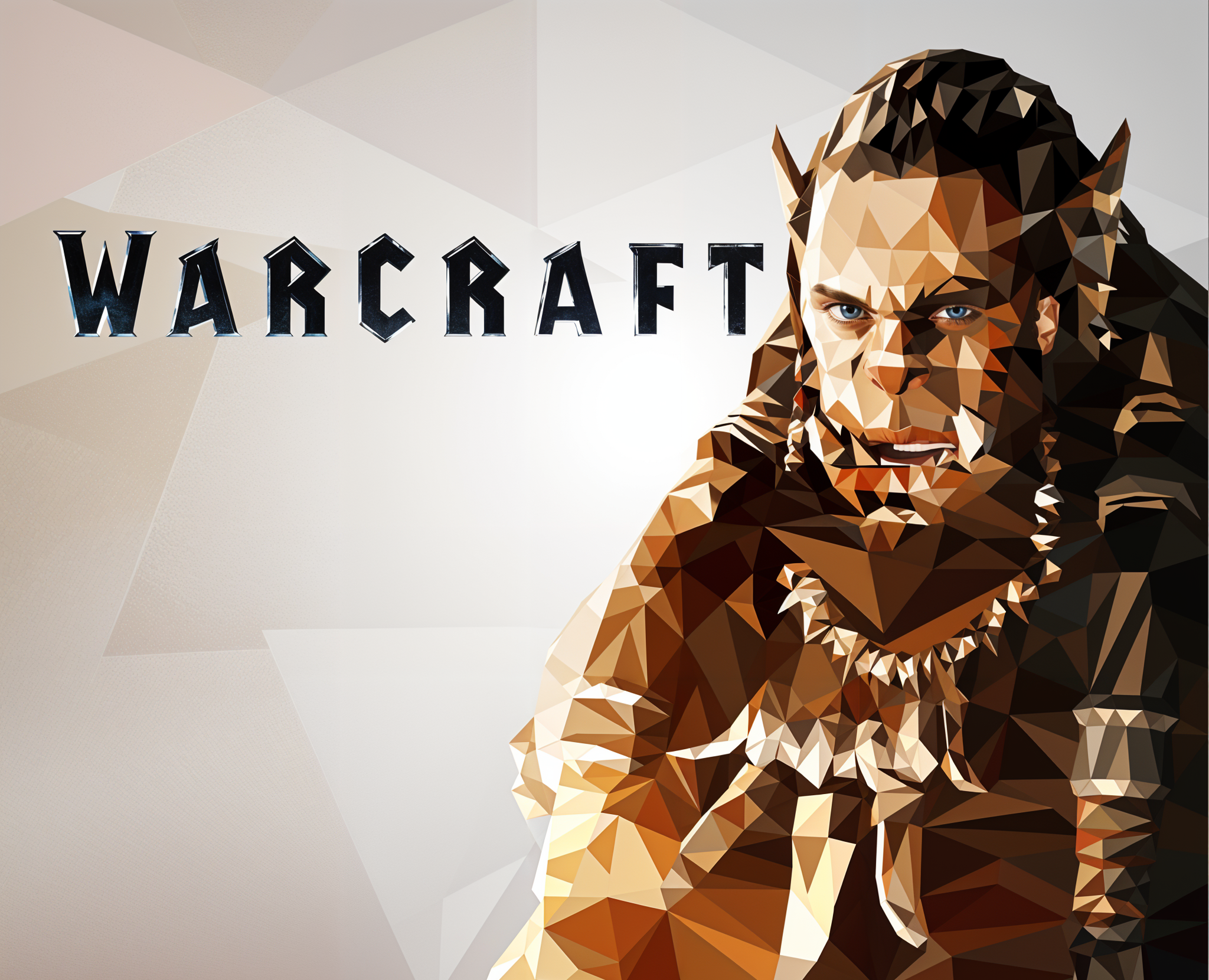 Warcraft low poly / Дуротан Полигональный — Иллюстрация на Dprofile