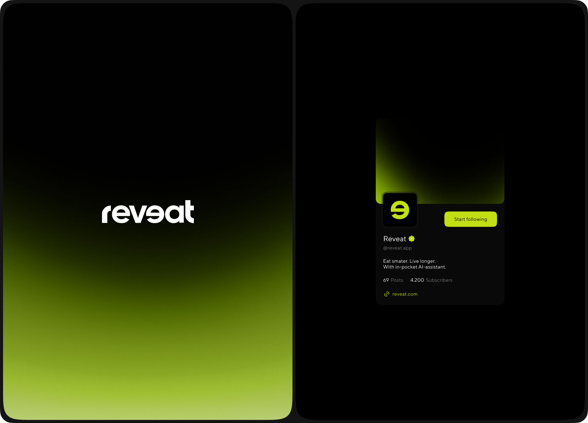 Reveat | Brand identity x Website — Изображение №5 — Интерфейсы, Брендинг на Dprofile
