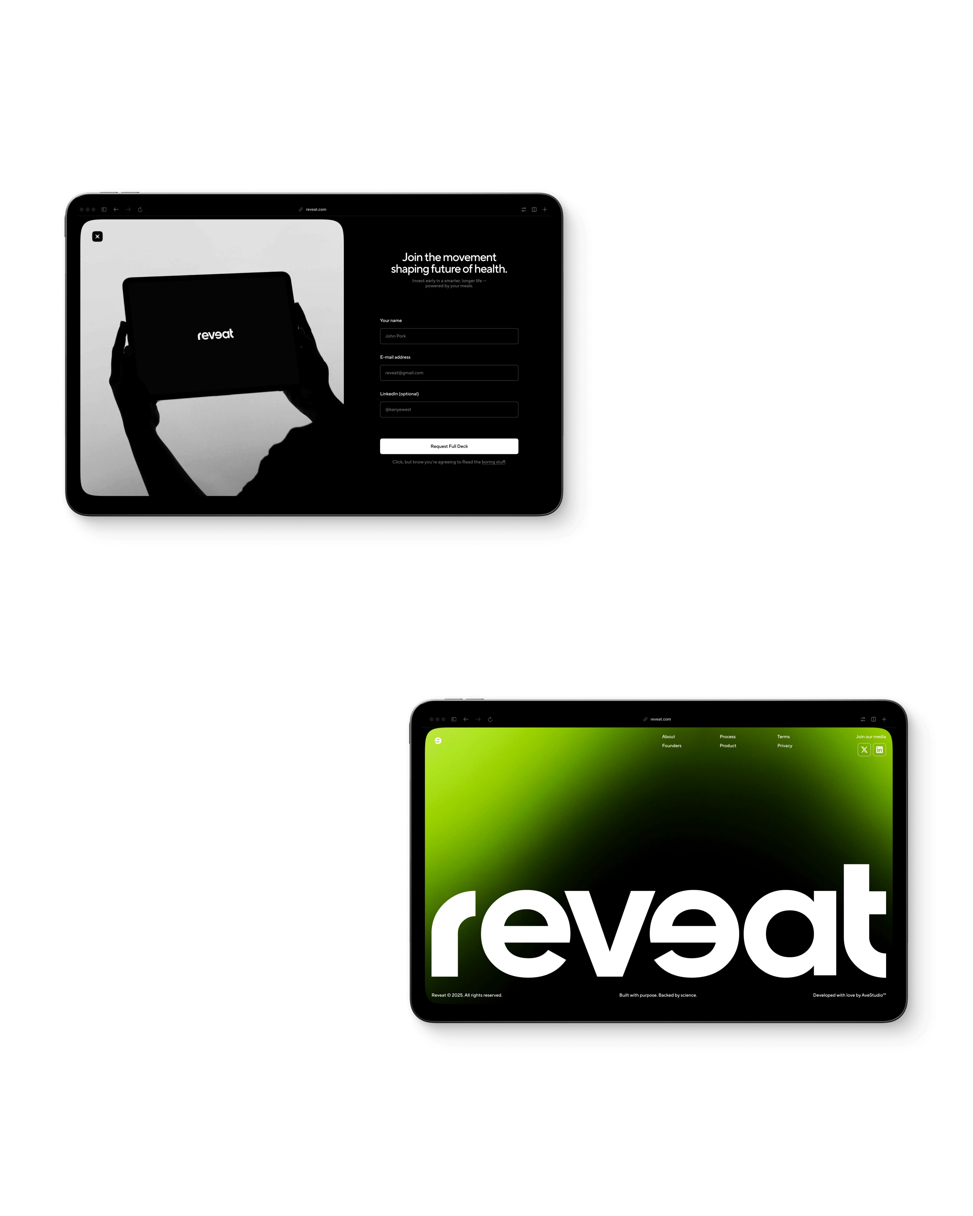 Reveat | Brand identity x Website — Изображение №22 — Интерфейсы, Брендинг на Dprofile