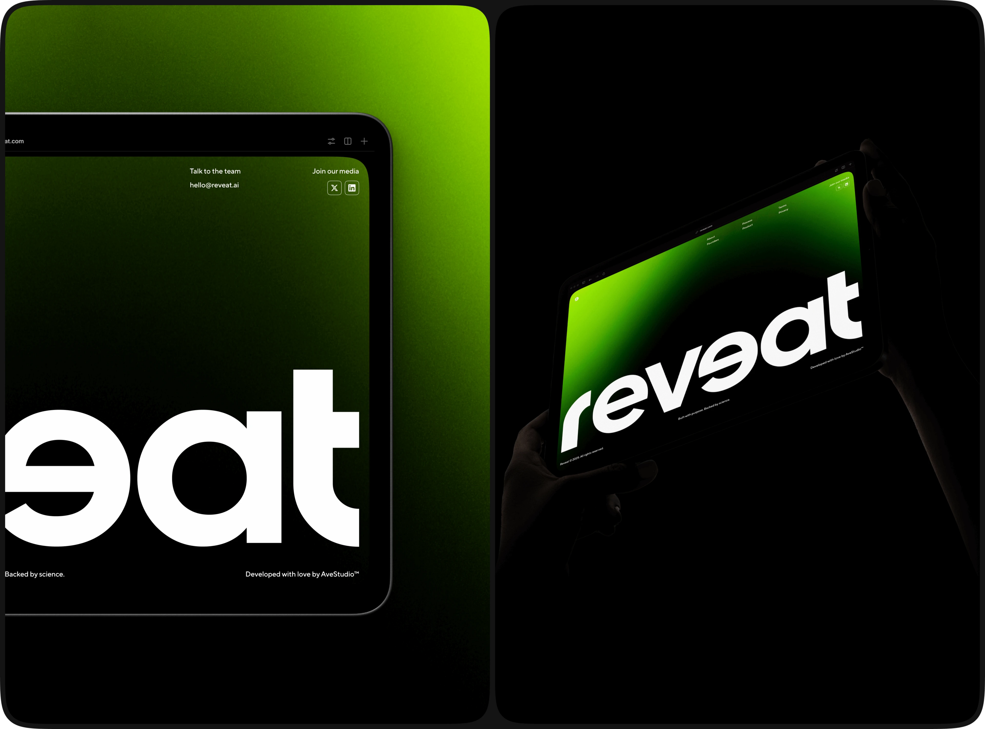 Reveat | Brand identity x Website — Изображение №20 — Интерфейсы, Брендинг на Dprofile