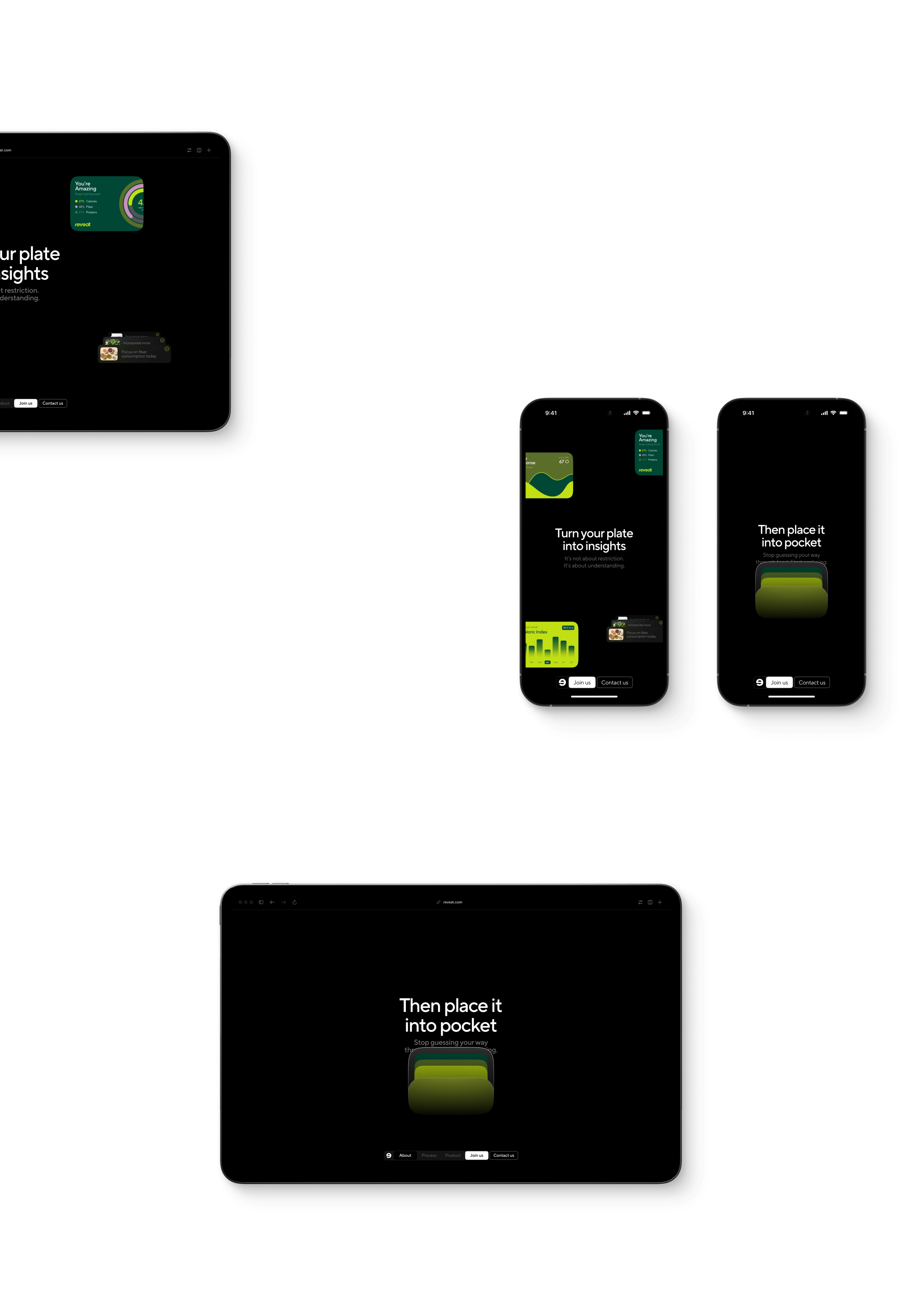 Reveat | Brand identity x Website — Изображение №16 — Интерфейсы, Брендинг на Dprofile