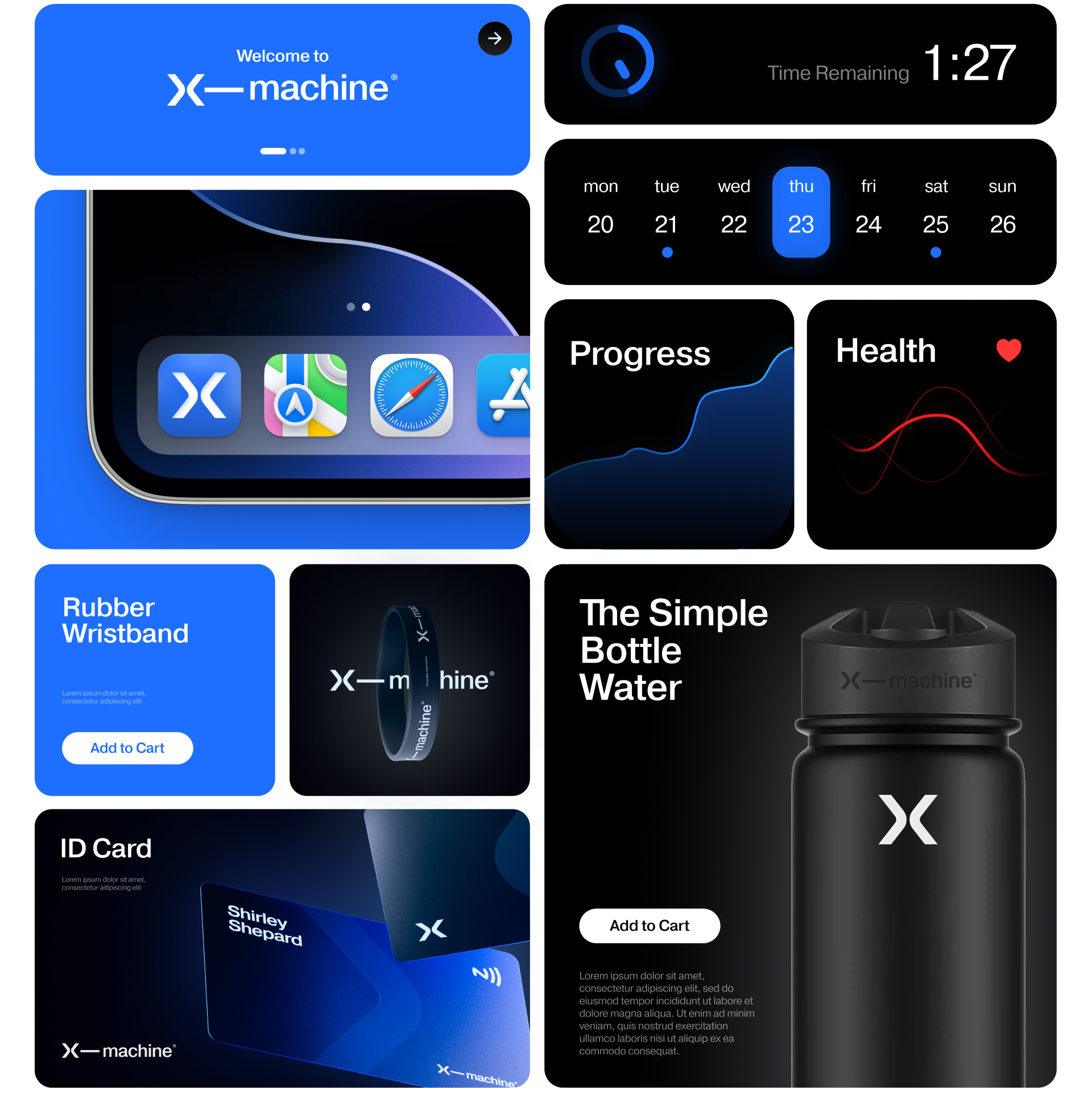 X-Machine — Изображение №5 — Интерфейсы, Брендинг на Dprofile