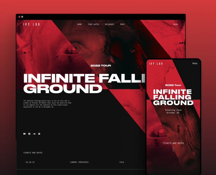 Ivy Lab Concept — Интерфейсы, Анимация на Dprofile