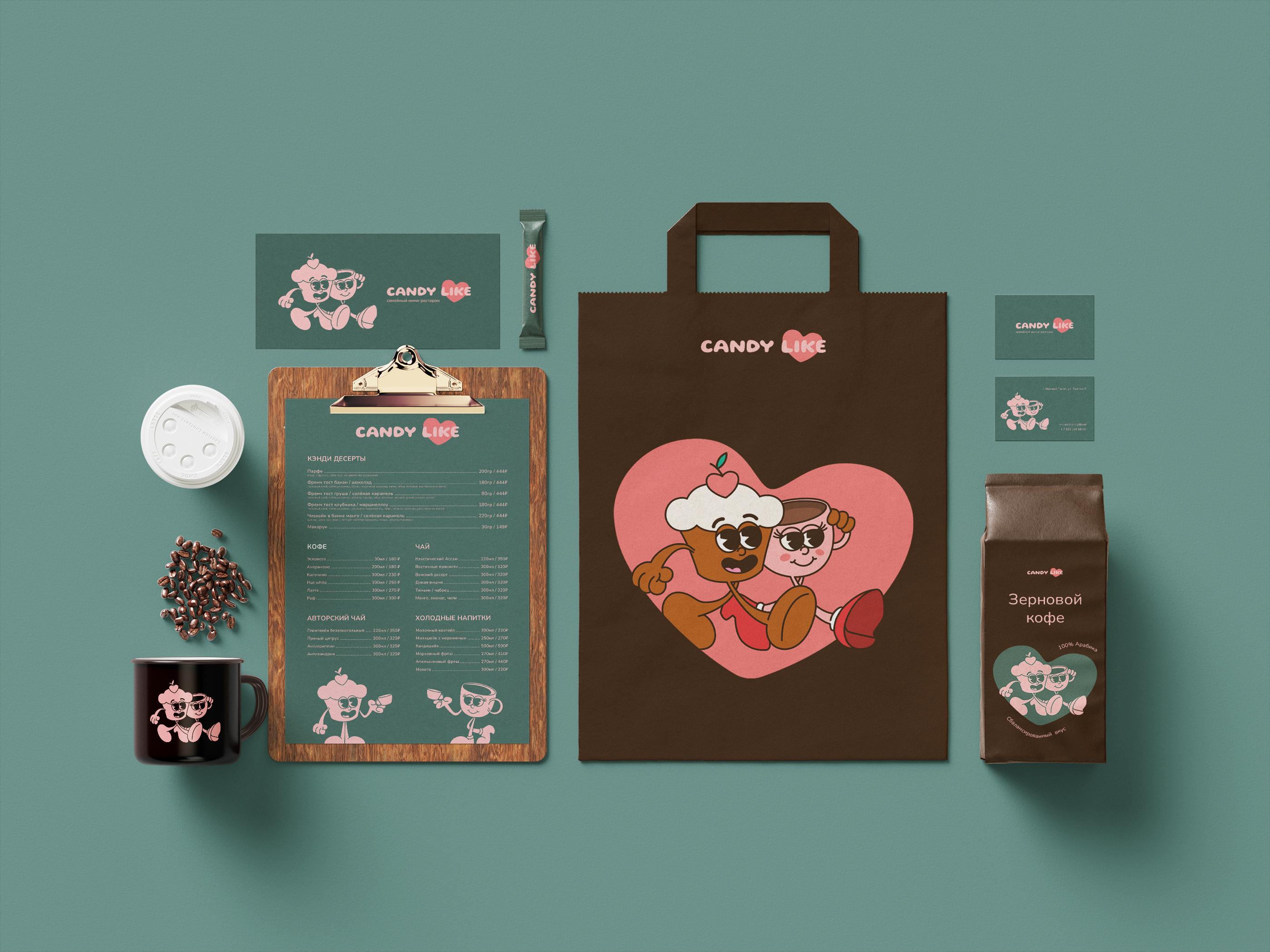Айдентика CANDY LIKE — Изображение №12 — Брендинг на Dprofile