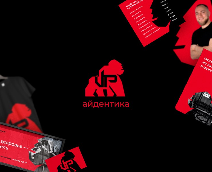 Айдентика для тренера — Брендинг на Dprofile