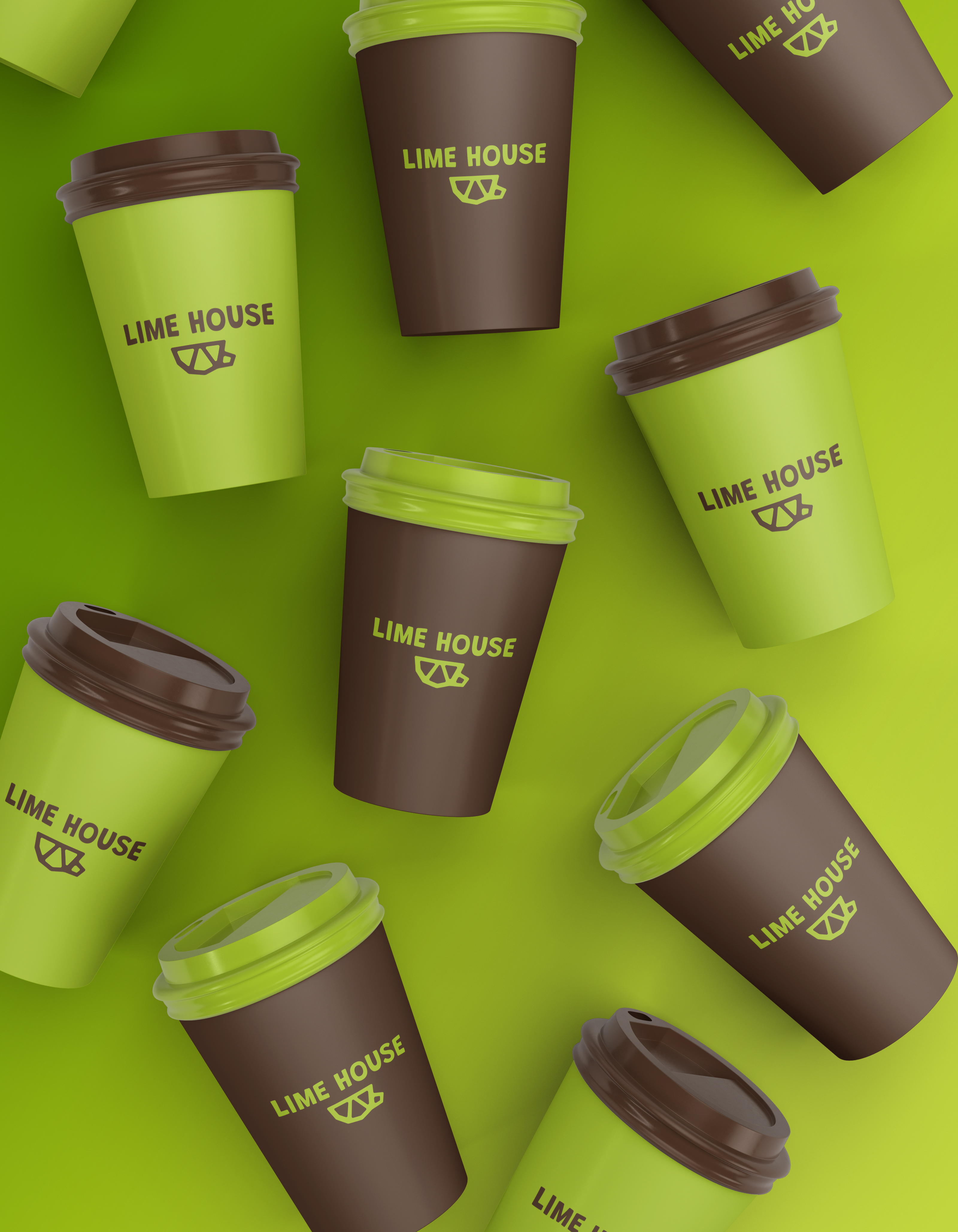 Айдентика LIME HOUSE coffee — Изображение №8 — Брендинг на Dprofile