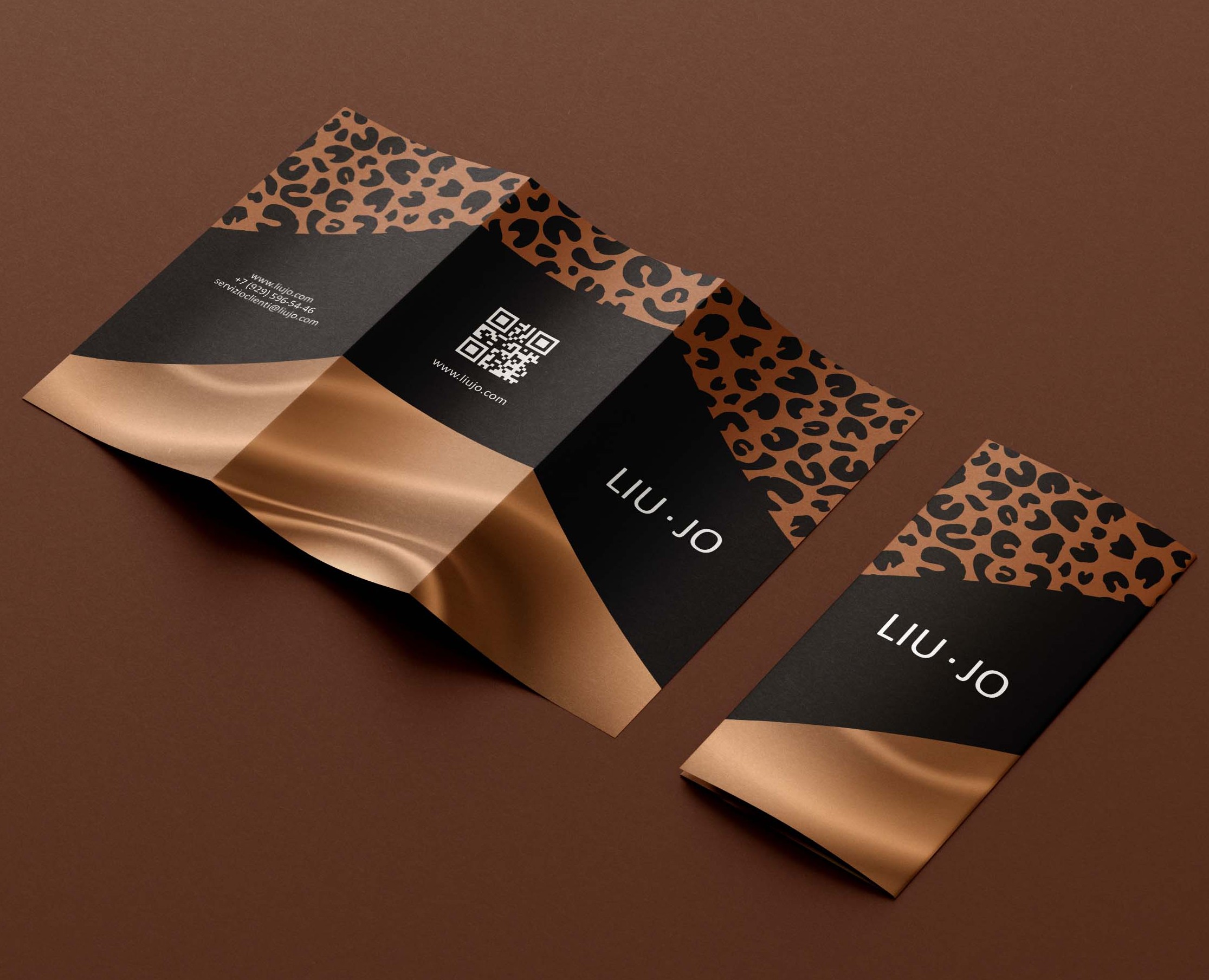 Лифлет для кроссовок LIU JO — Брендинг, Графика на Dprofile