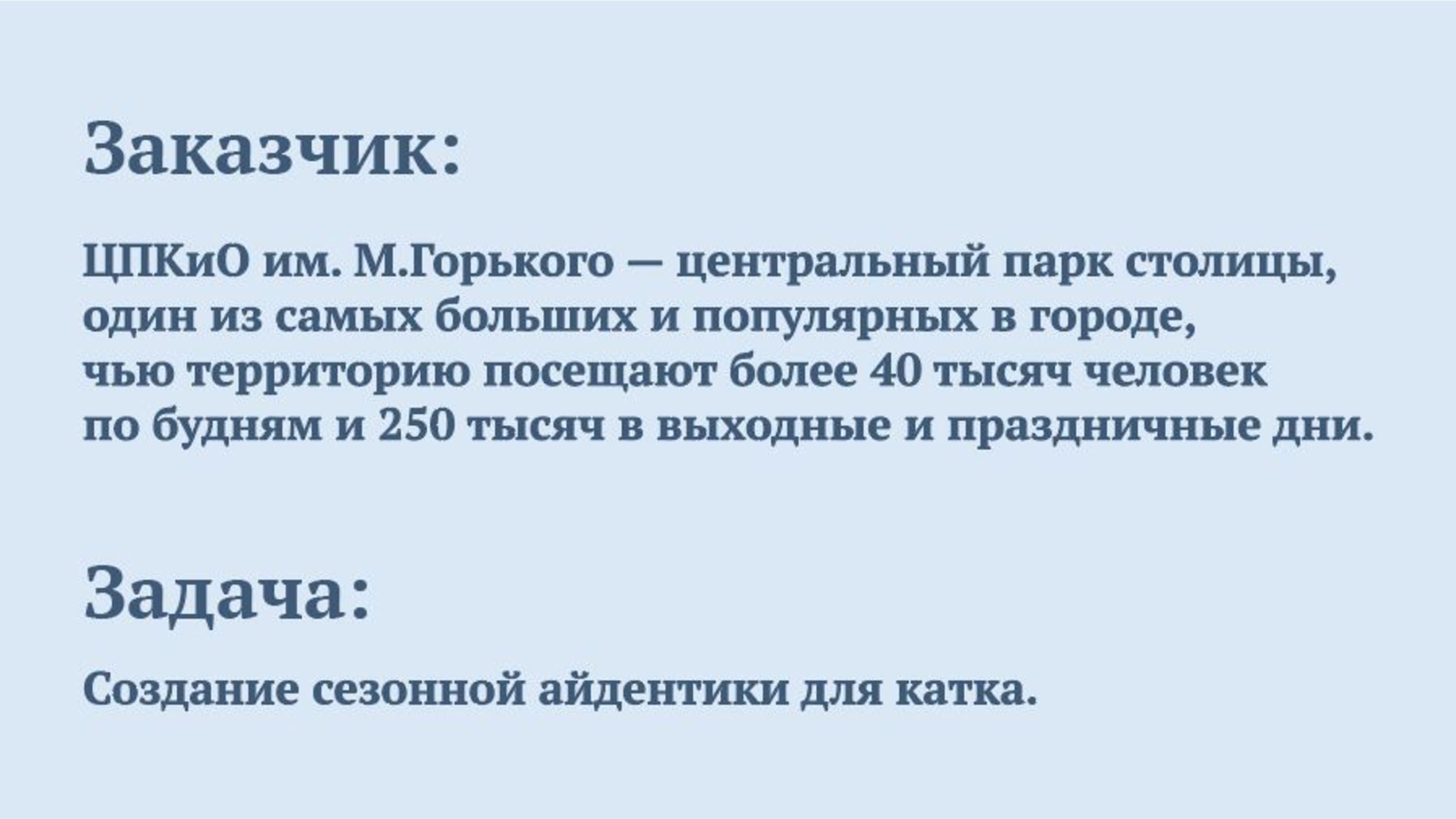 Айдентика катка в Паре Горького — Изображение №2 — Брендинг на Dprofile