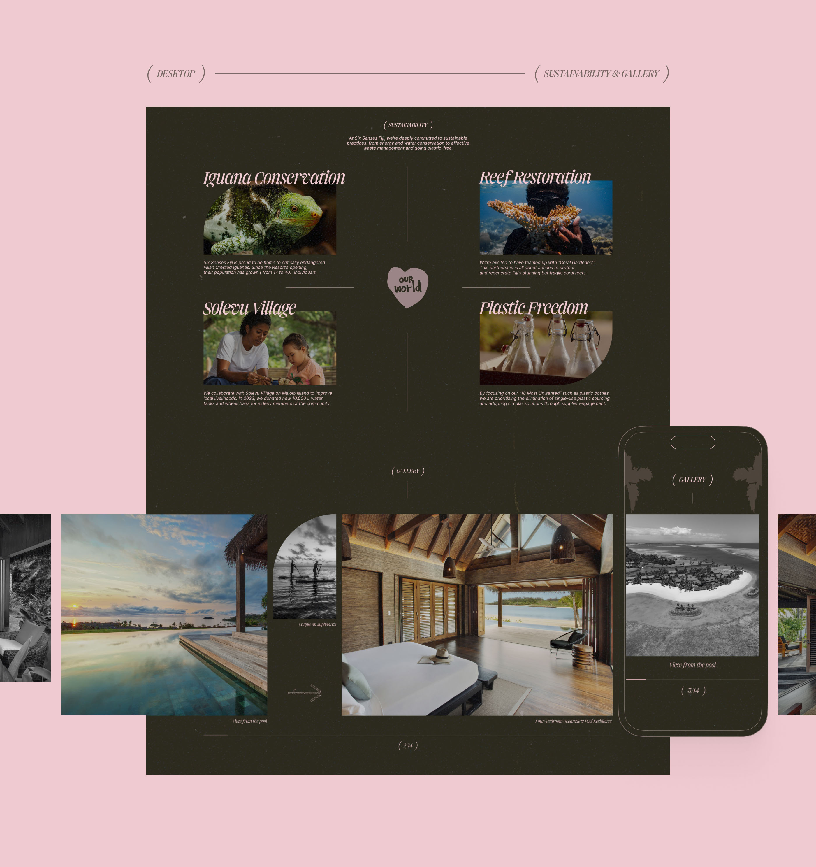 Six Senses | Website Redesign — Изображение №7 — Интерфейсы, Анимация на Dprofile