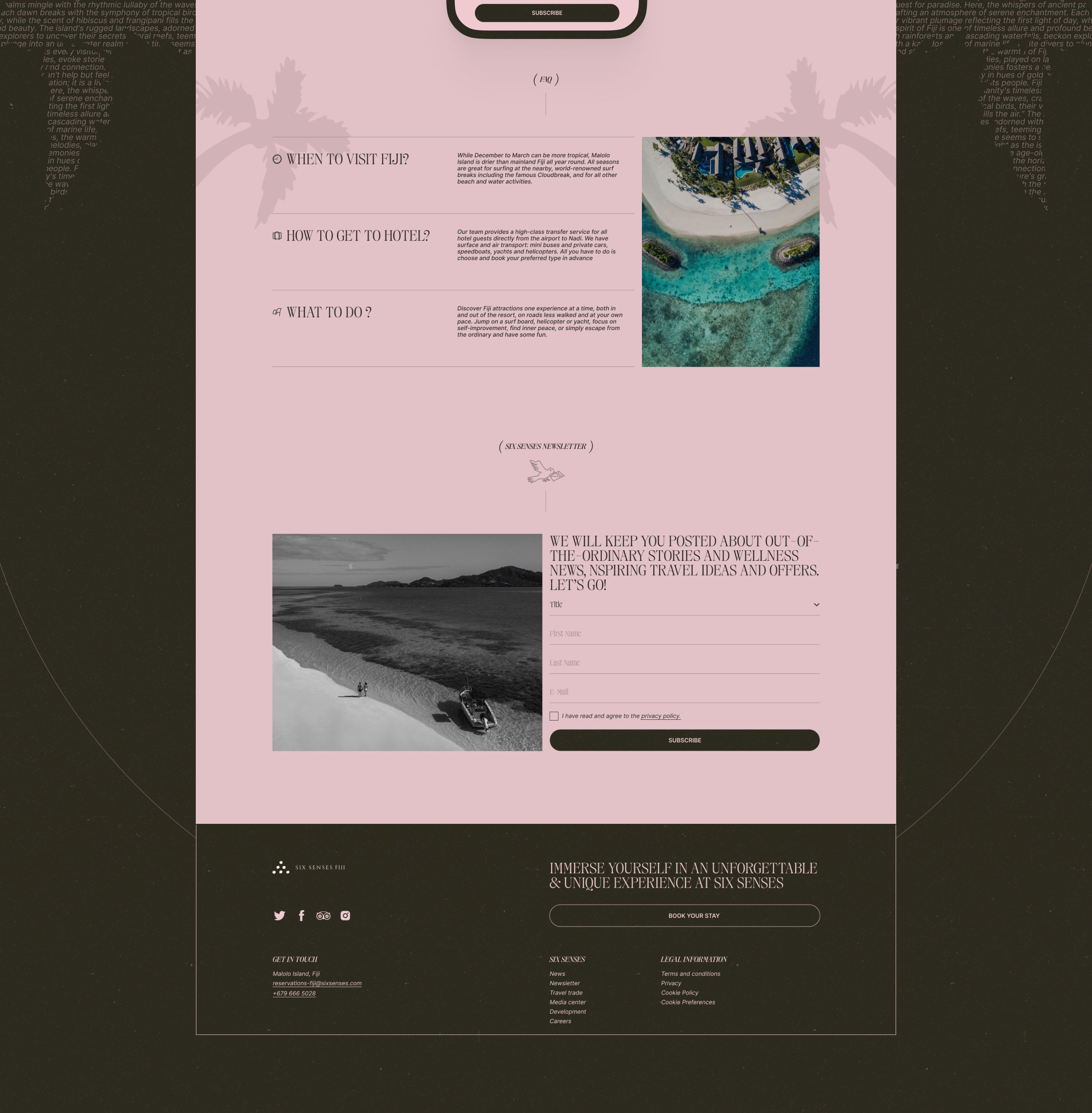 Six Senses | Website Redesign — Изображение №9 — Интерфейсы, Анимация на Dprofile