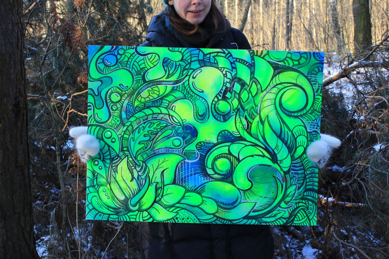 Флуоресцентно — Изображение №5 — Графика на Dprofile