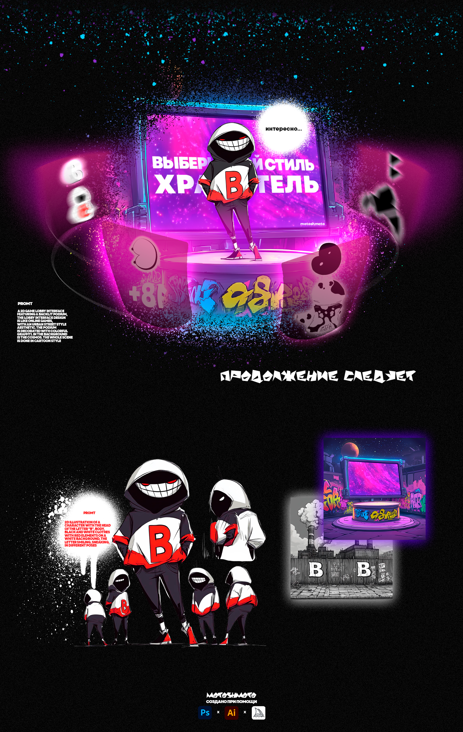 комикс Хранитель Вэ  (AI) — Изображение №4 — Иллюстрация, Графика на Dprofile