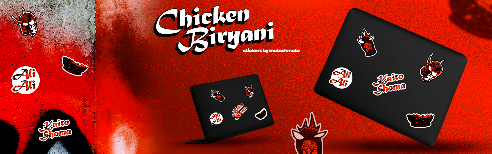 Chicken Biryani stickers — Изображение №2 — Брендинг, Иллюстрация на Dprofile