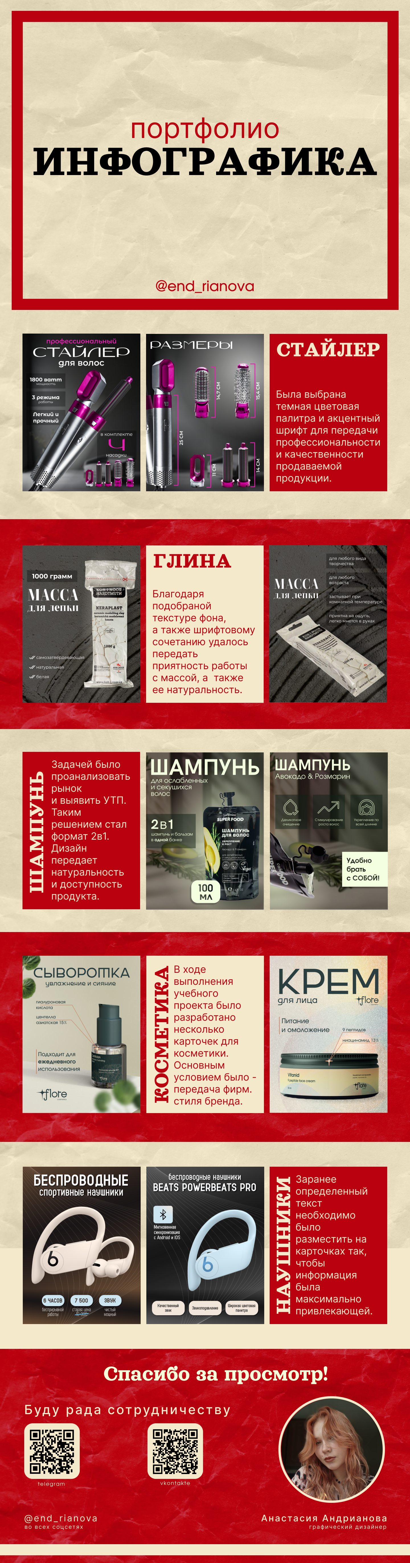 Инфографика портфолио — Изображение №1 — Графика, Маркетинг на Dprofile