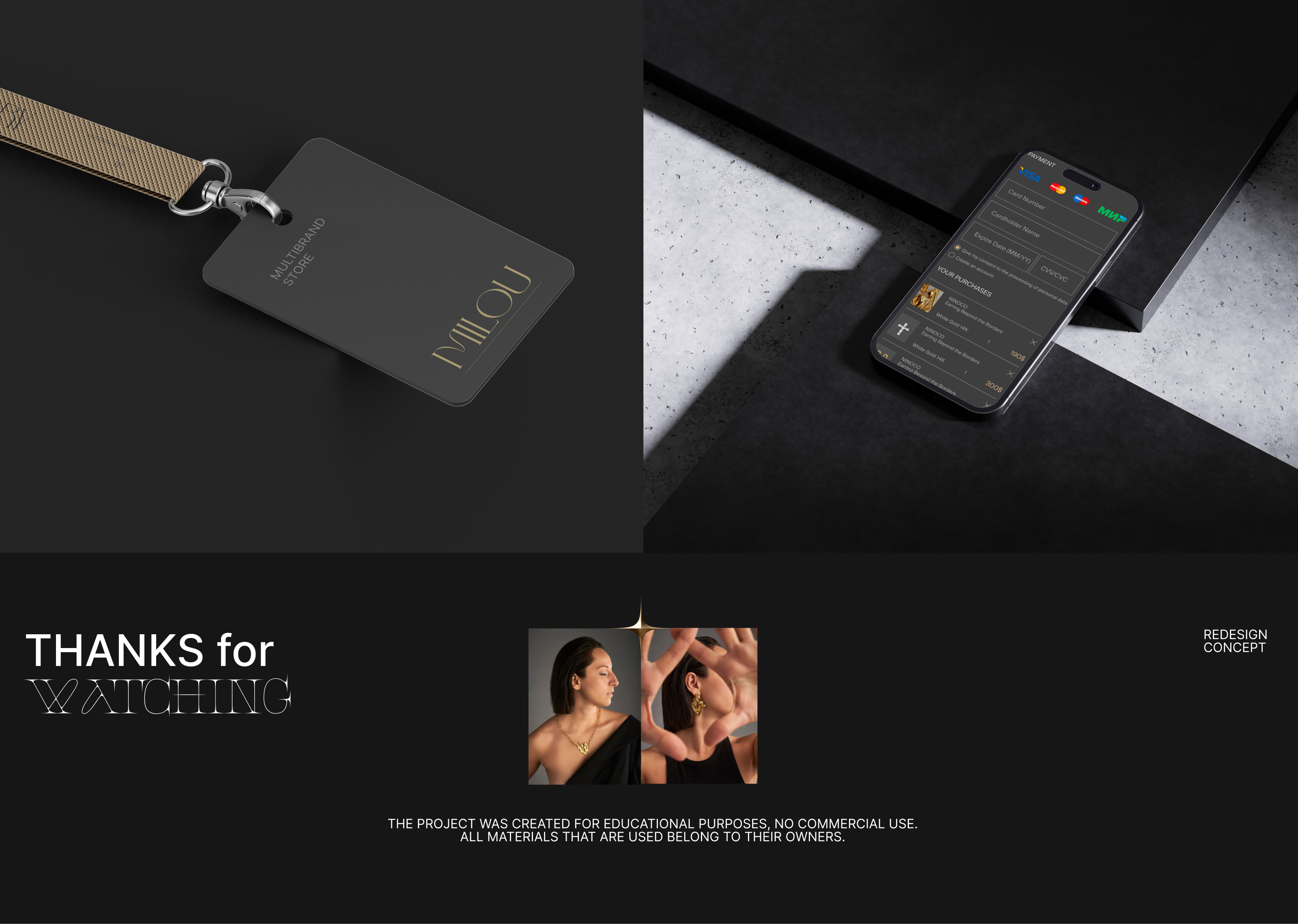 MILOU JEWELRY | E-commerce — Изображение №18 — Интерфейсы, Брендинг на Dprofile