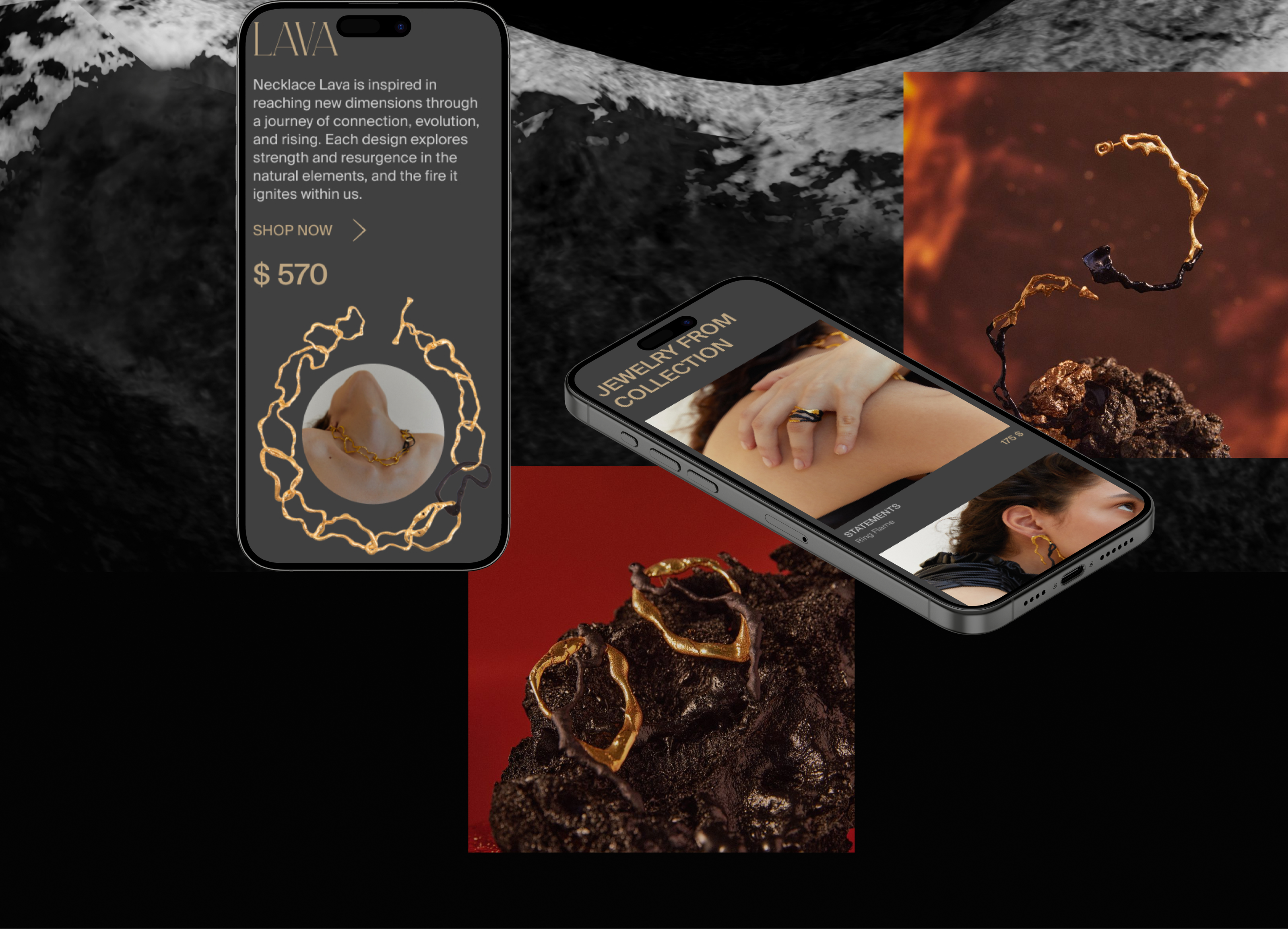 MILOU JEWELRY | E-commerce — Изображение №14 — Интерфейсы, Брендинг на Dprofile