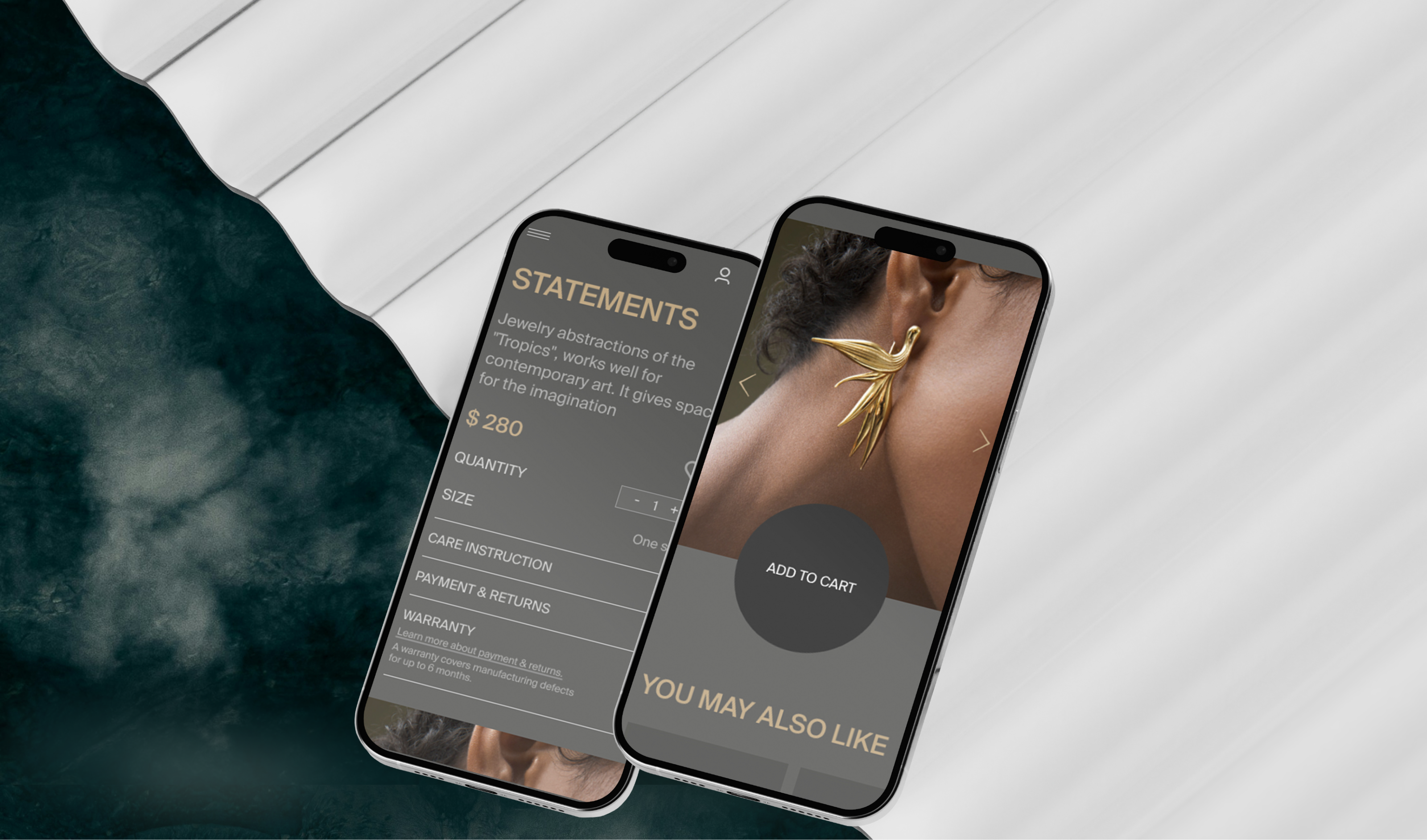 MILOU JEWELRY | E-commerce — Изображение №12 — Интерфейсы, Брендинг на Dprofile