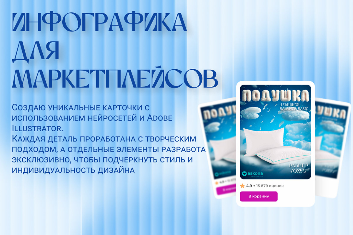 Инфографика для маркетплейсов — Изображение №1 — Графика на Dprofile