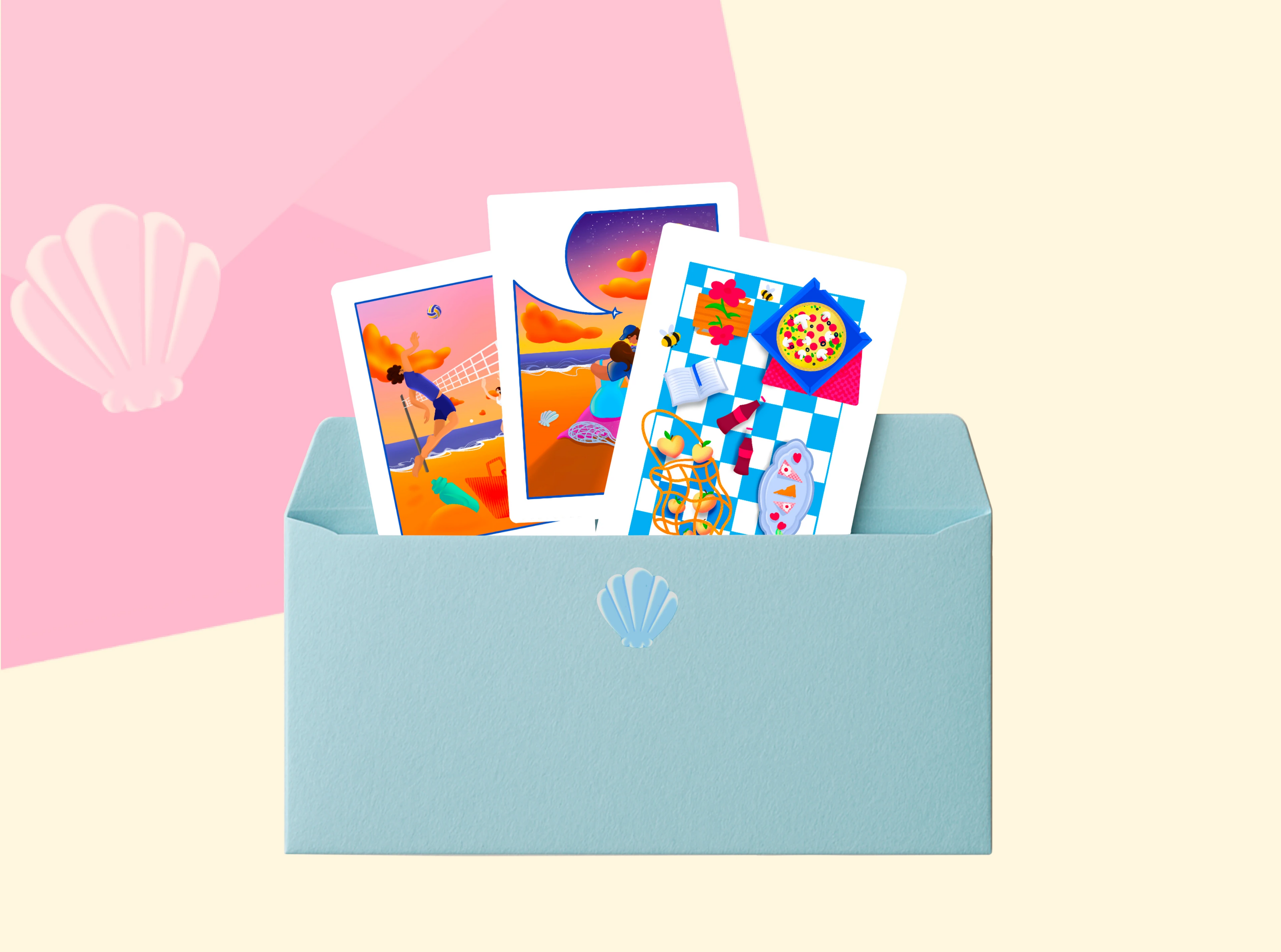 Летние открытки — Изображение №7 — Брендинг, Иллюстрация на Dprofile