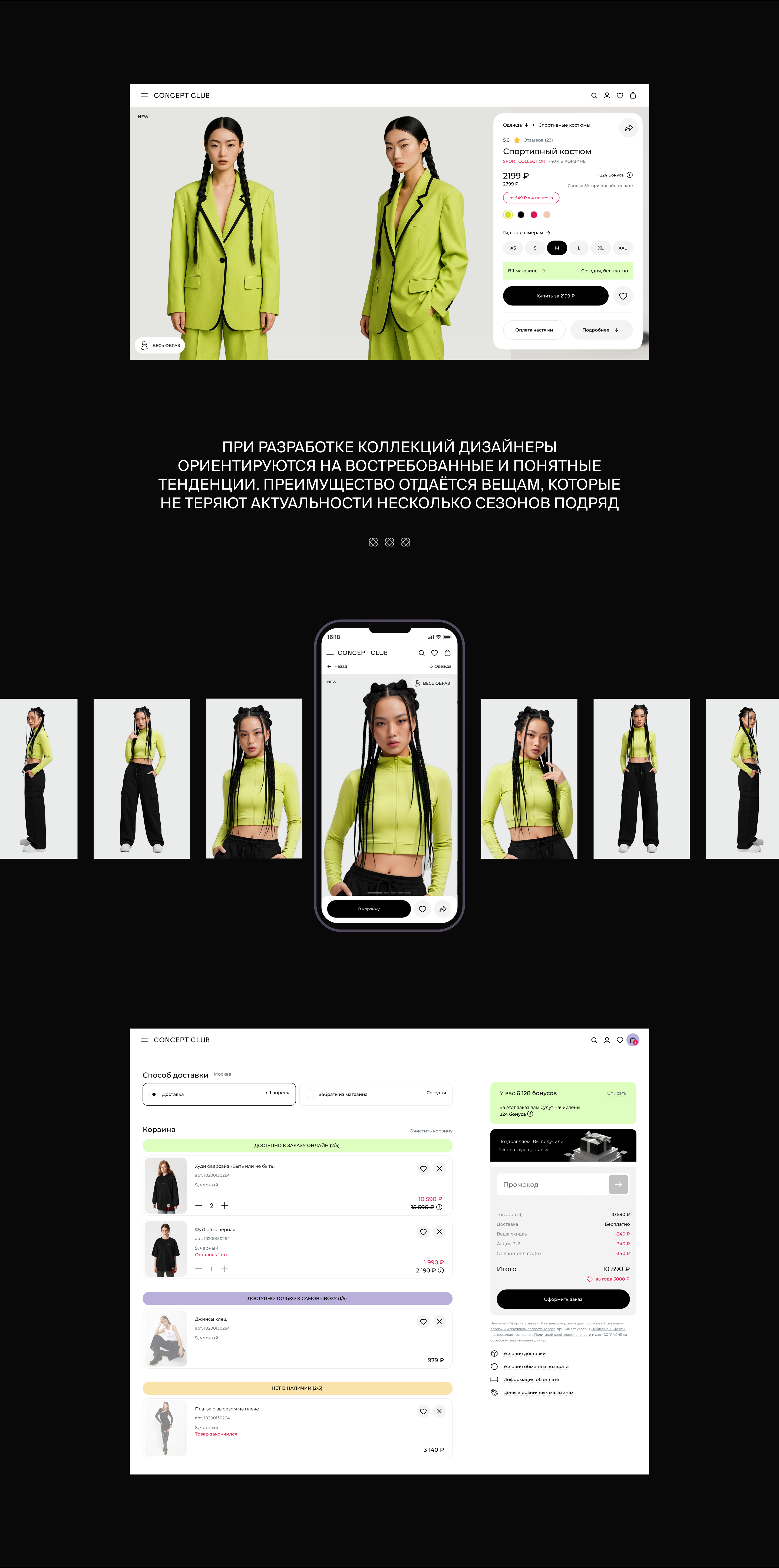 Комплексный редизайн сайтов российского ритейлера Concept G… — Изображение №16 — Интерфейсы, Брендинг на Dprofile