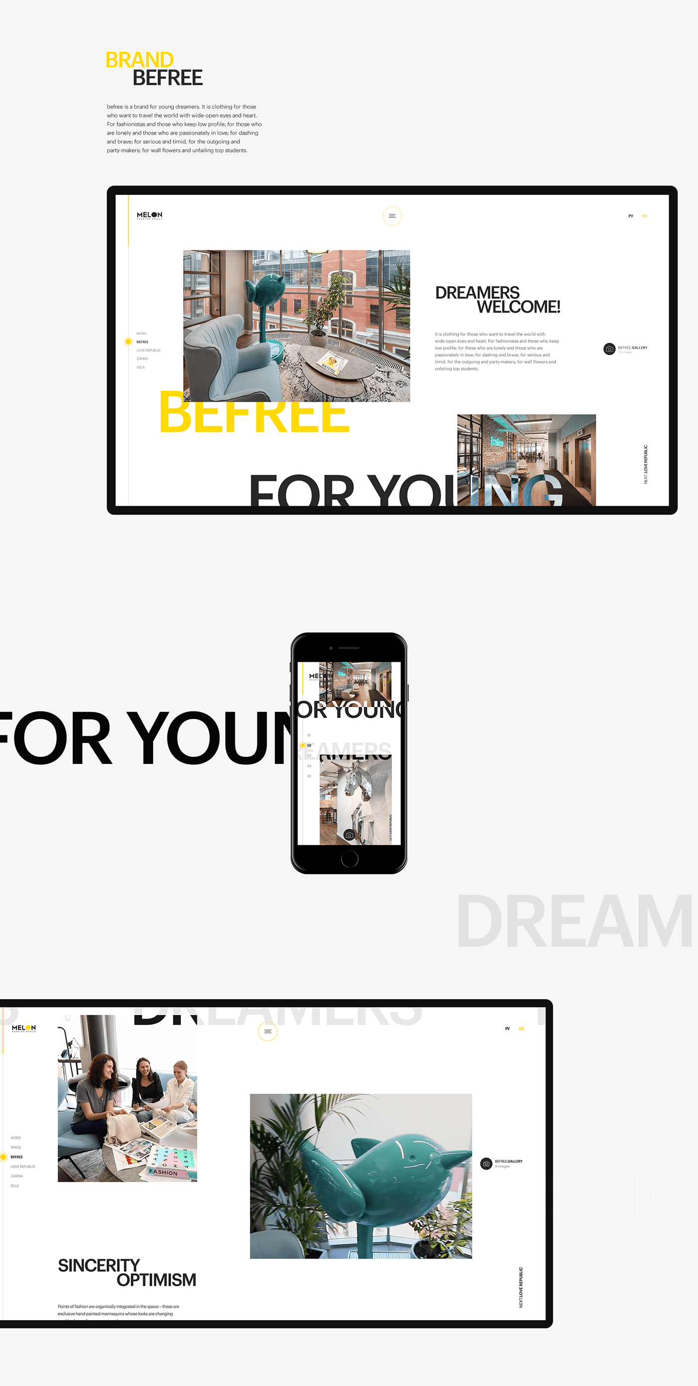 [2019] MELON FASHION OFFICE — Изображение №14 — Брендинг, Анимация на Dprofile