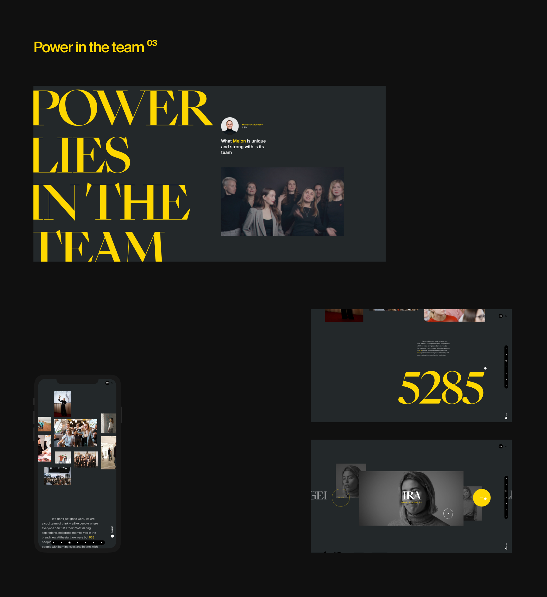 Melon Fashion Group 15th anniversary — Изображение №7 — Интерфейсы на Dprofile