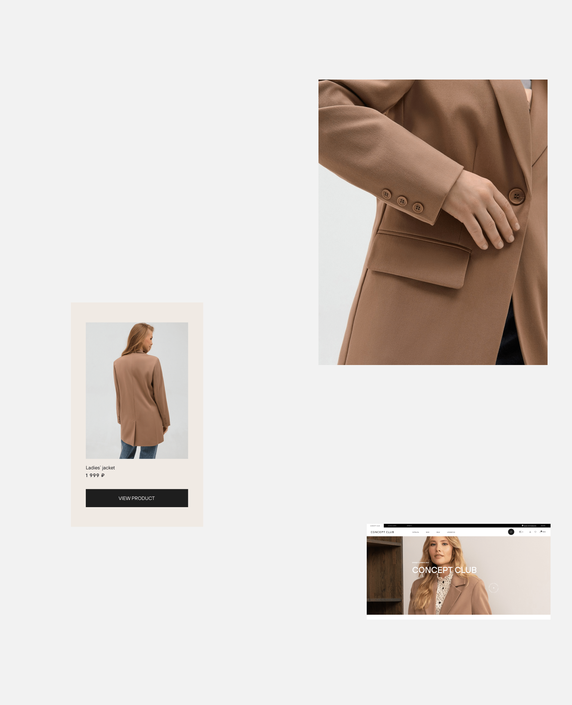 Concept Club e-commerce — Изображение №11 — Интерфейсы, Брендинг на Dprofile