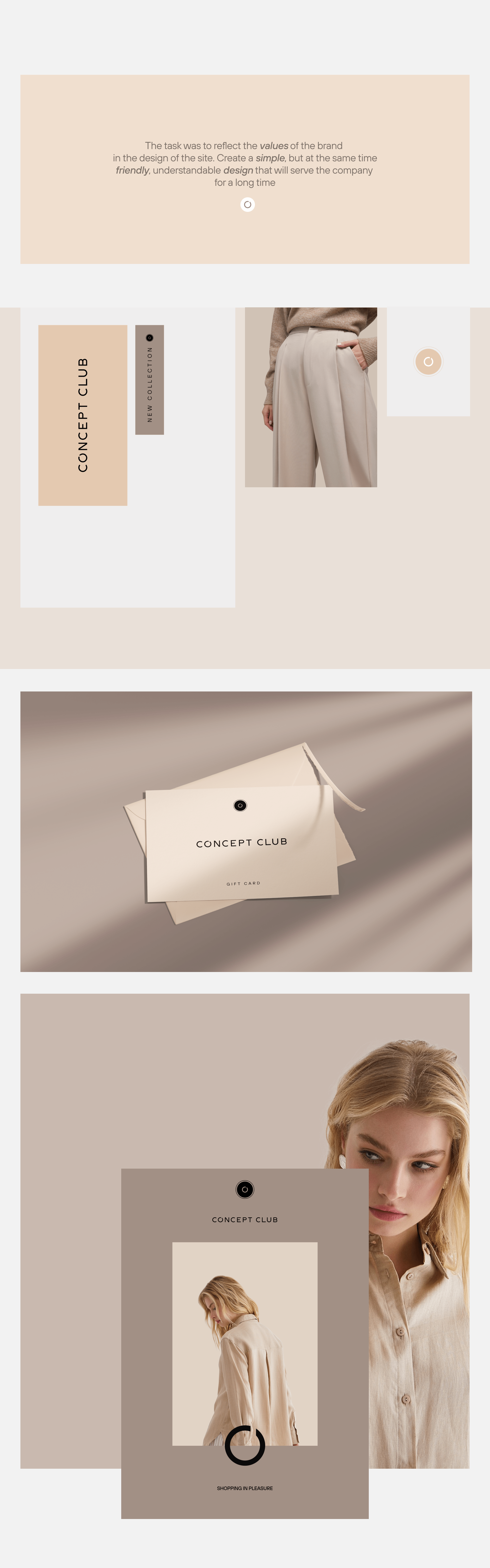 Concept Club e-commerce — Изображение №7 — Интерфейсы, Брендинг на Dprofile