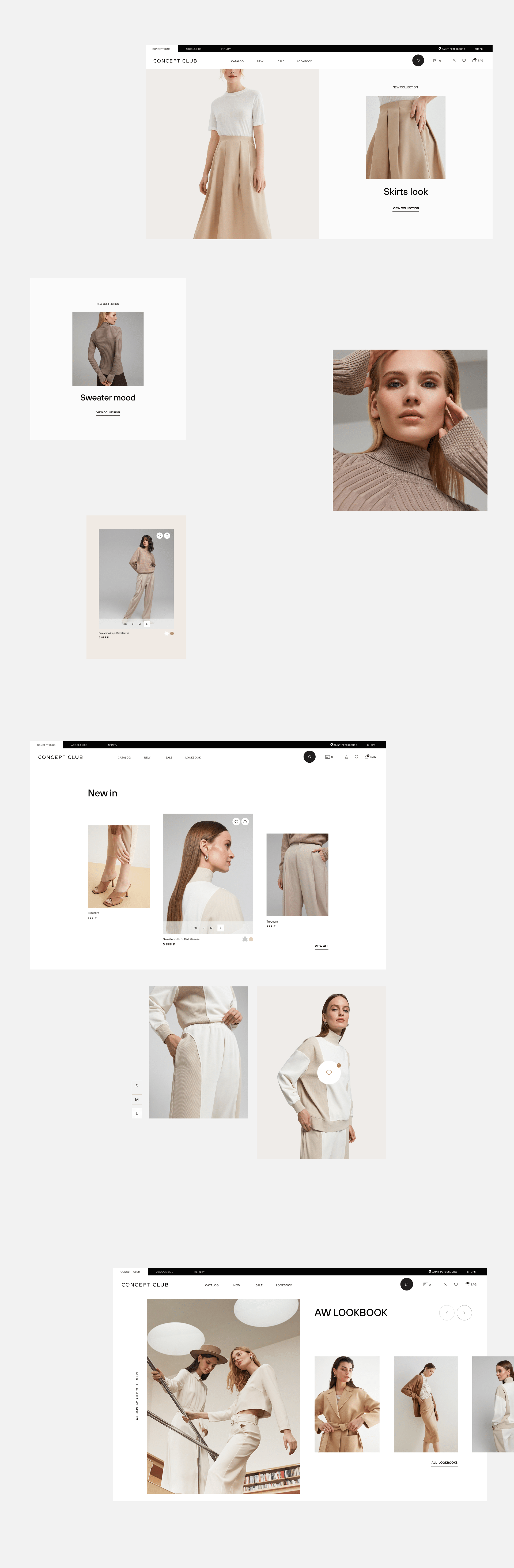 Concept Club e-commerce — Изображение №10 — Интерфейсы, Брендинг на Dprofile