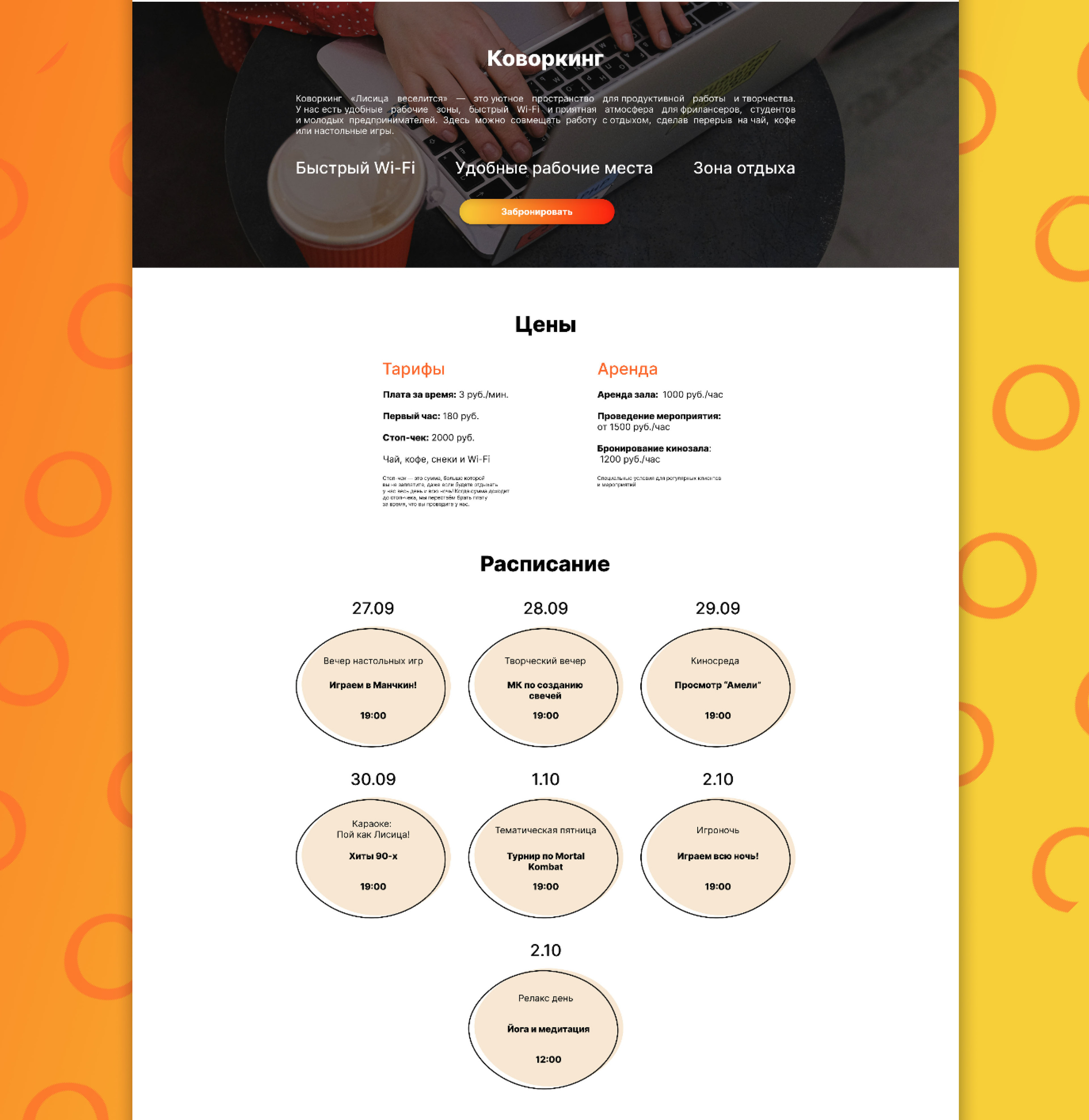 web-identity anticafe — Изображение №6 — Брендинг на Dprofile