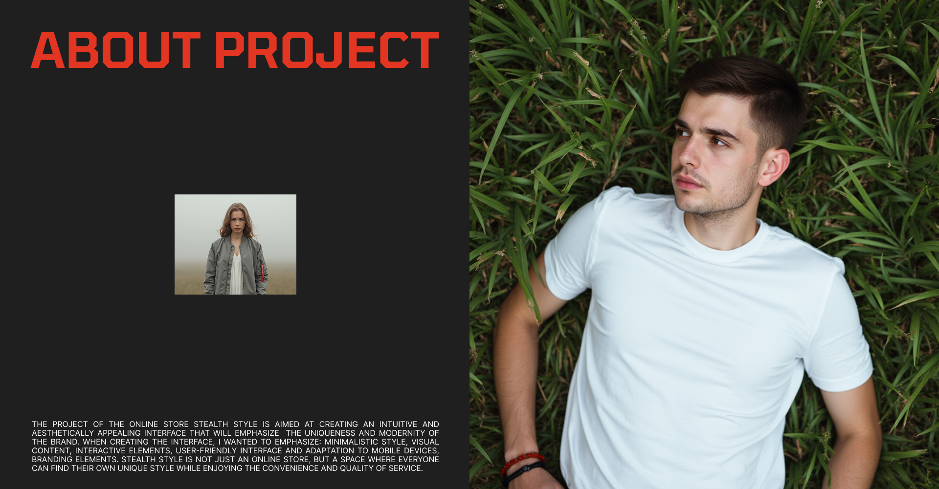 STEALTH STYLE | Online store — Изображение №2 — Интерфейсы на Dprofile